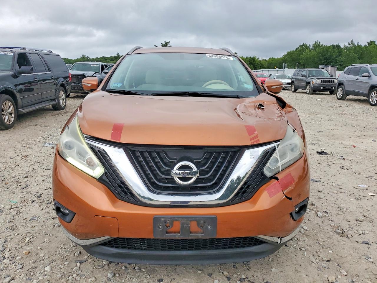 2015 Nissan Murano Sv Orange vin: 5N1AZ2MH6FN229991