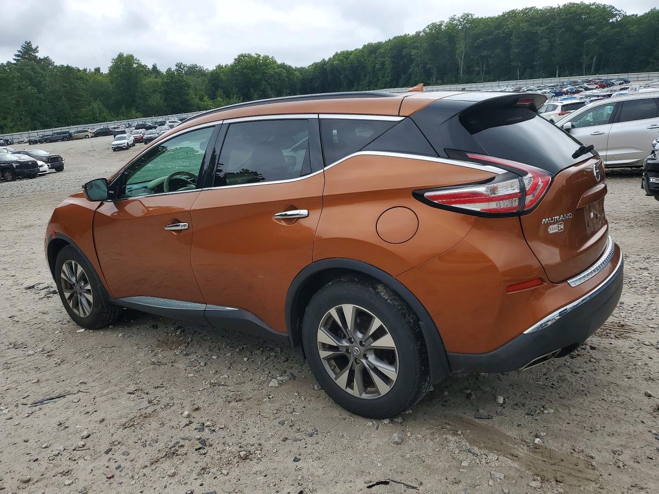 2015 Nissan Murano Sv Orange vin: 5N1AZ2MH6FN229991
