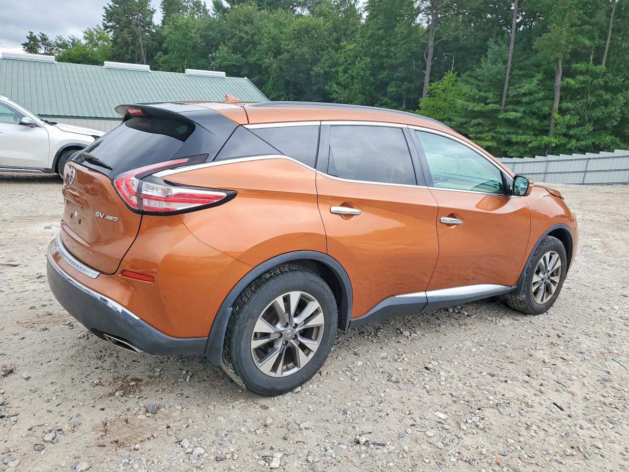 2015 Nissan Murano Sv Orange vin: 5N1AZ2MH6FN229991