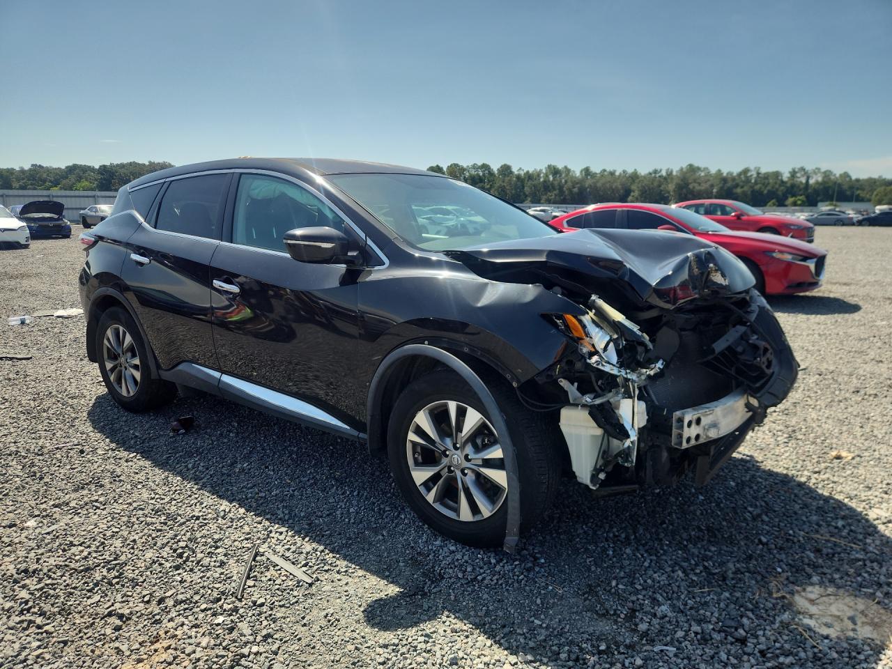2015 Nissan Murano S Black vin: 5N1AZ2MH6FN231014