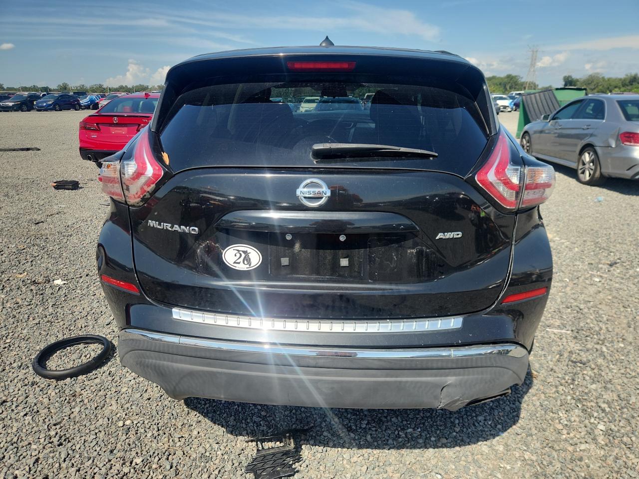 2015 Nissan Murano S Black vin: 5N1AZ2MH6FN231014