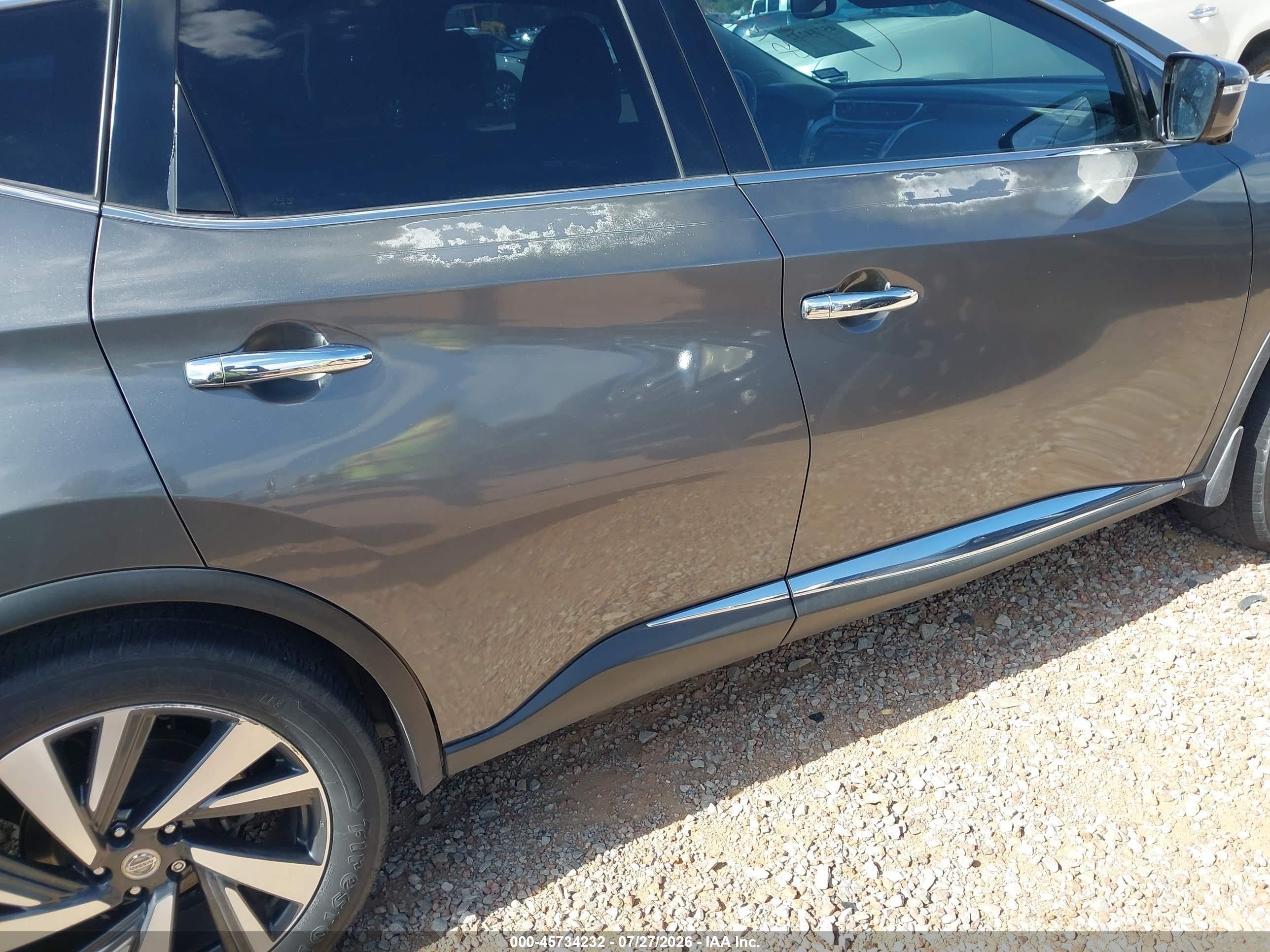 2015 Nissan Murano Platinum Черный vin: 5N1AZ2MH6FN231997