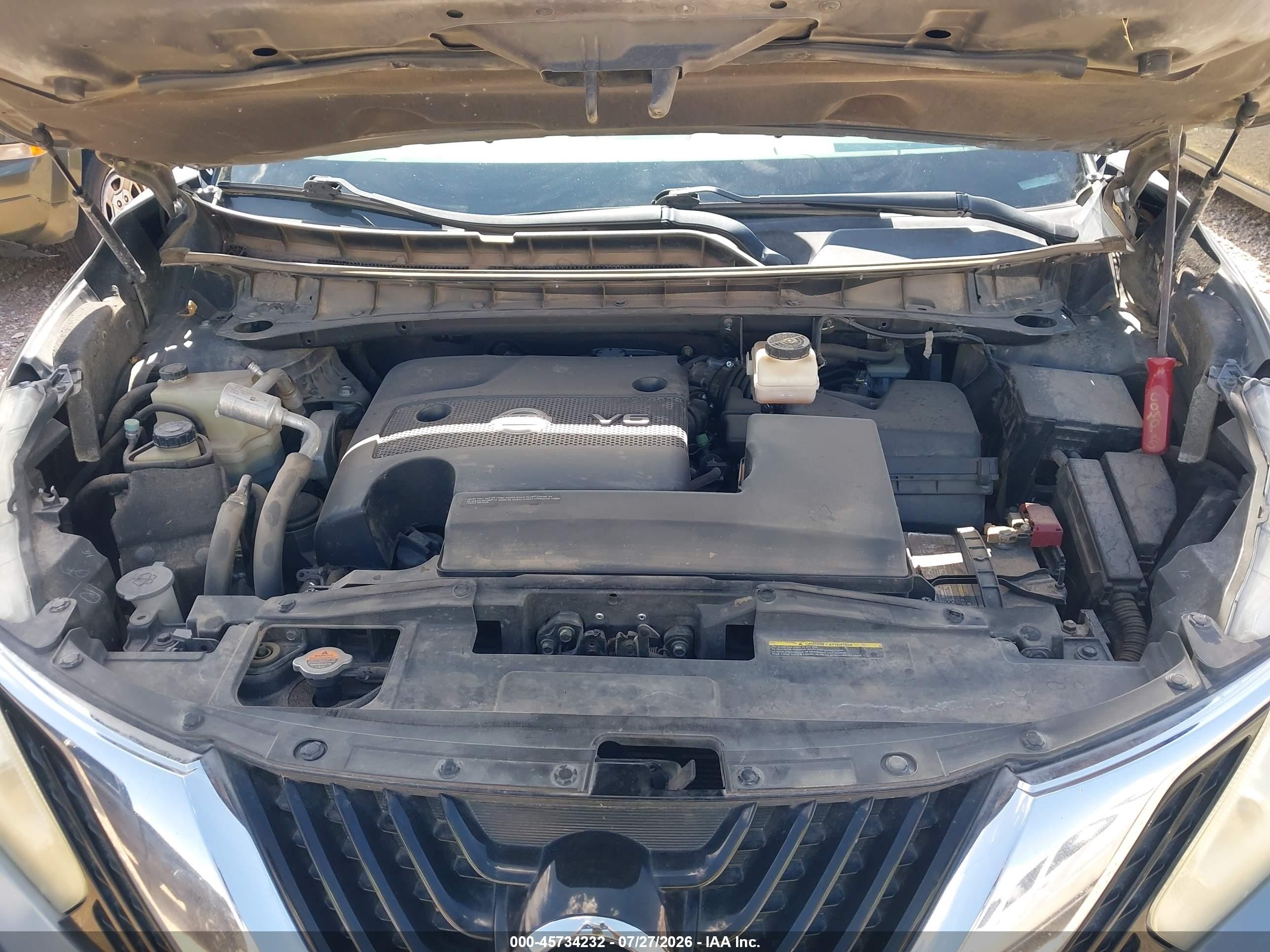 2015 Nissan Murano Platinum Черный vin: 5N1AZ2MH6FN231997