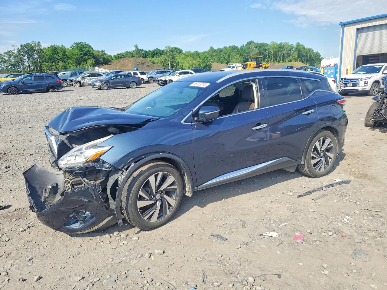 2015 Nissan Murano Platinum Blue vin: 5N1AZ2MH6FN244166