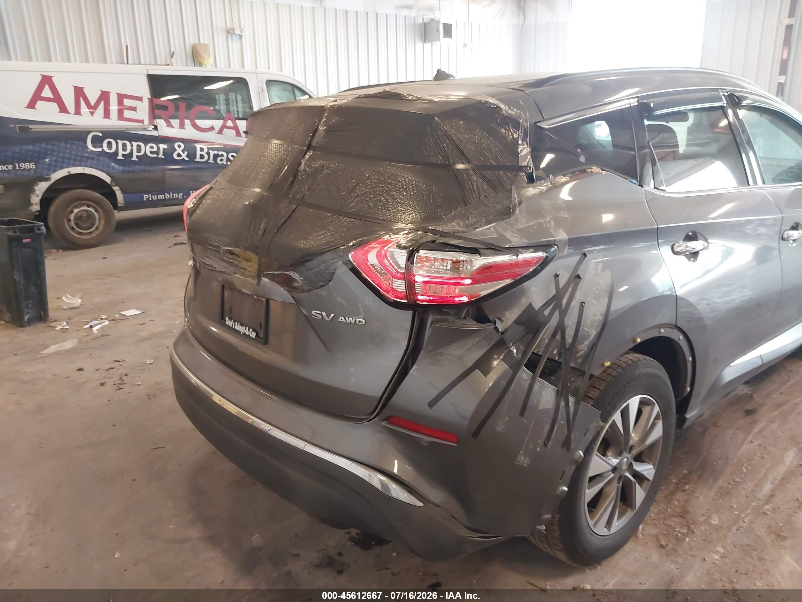 2015 Nissan Murano Platinum/s/sl/sv Gray vin: 5N1AZ2MH6FN246239