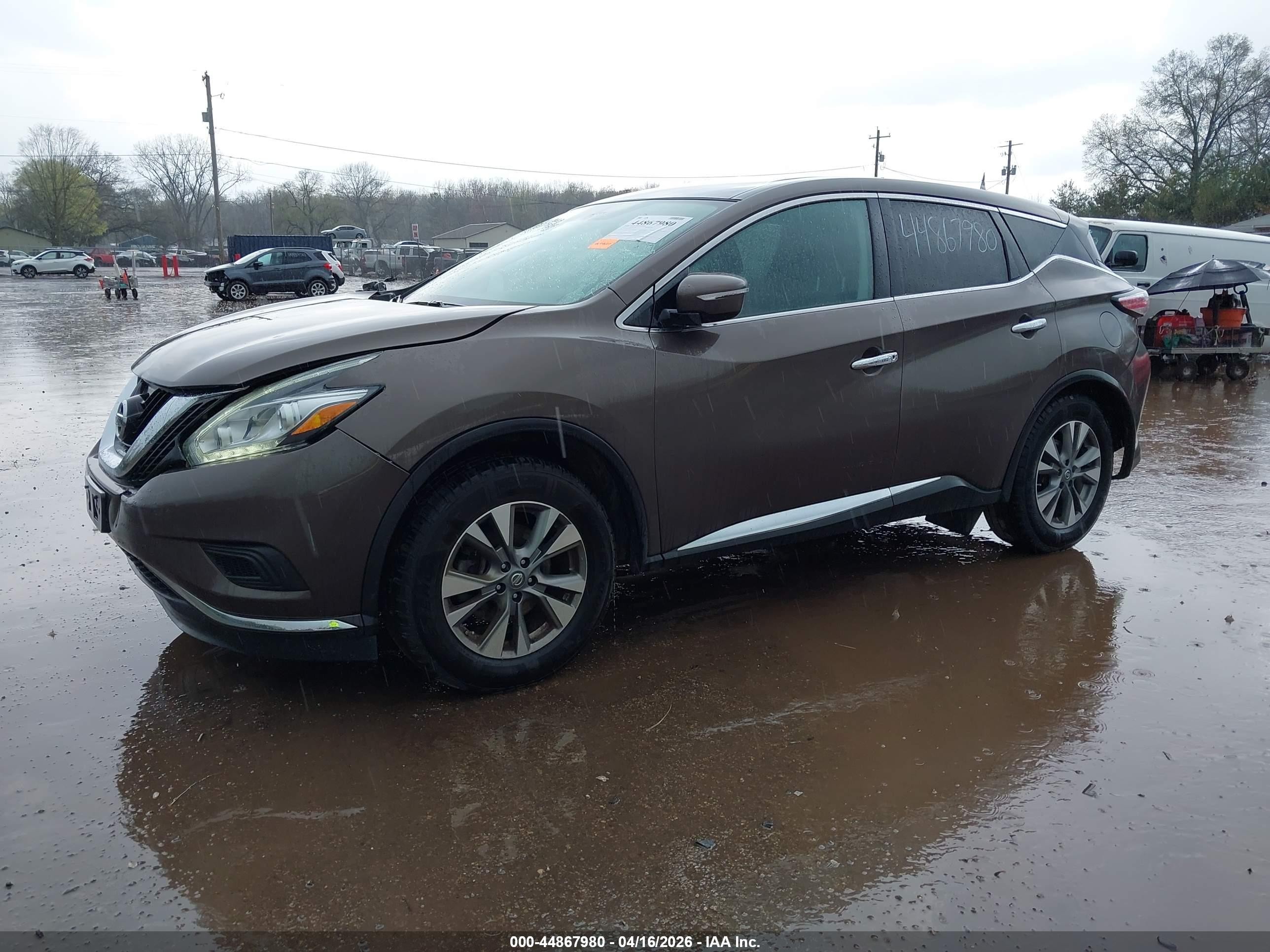 2015 Nissan Murano Platinum/s/sl/sv Gray vin: 5N1AZ2MH6FN246337