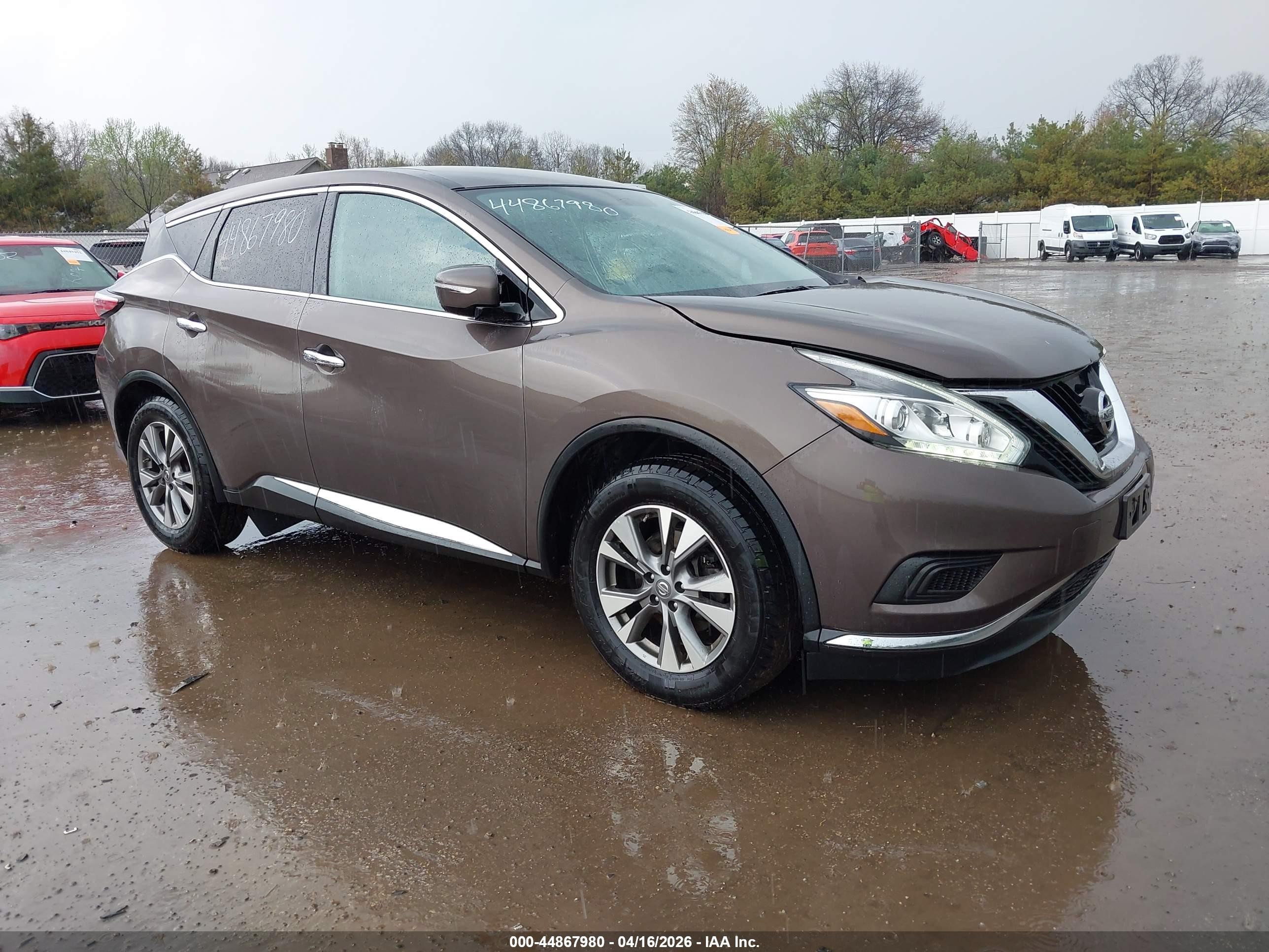 2015 Nissan Murano Platinum/s/sl/sv Gray vin: 5N1AZ2MH6FN246337