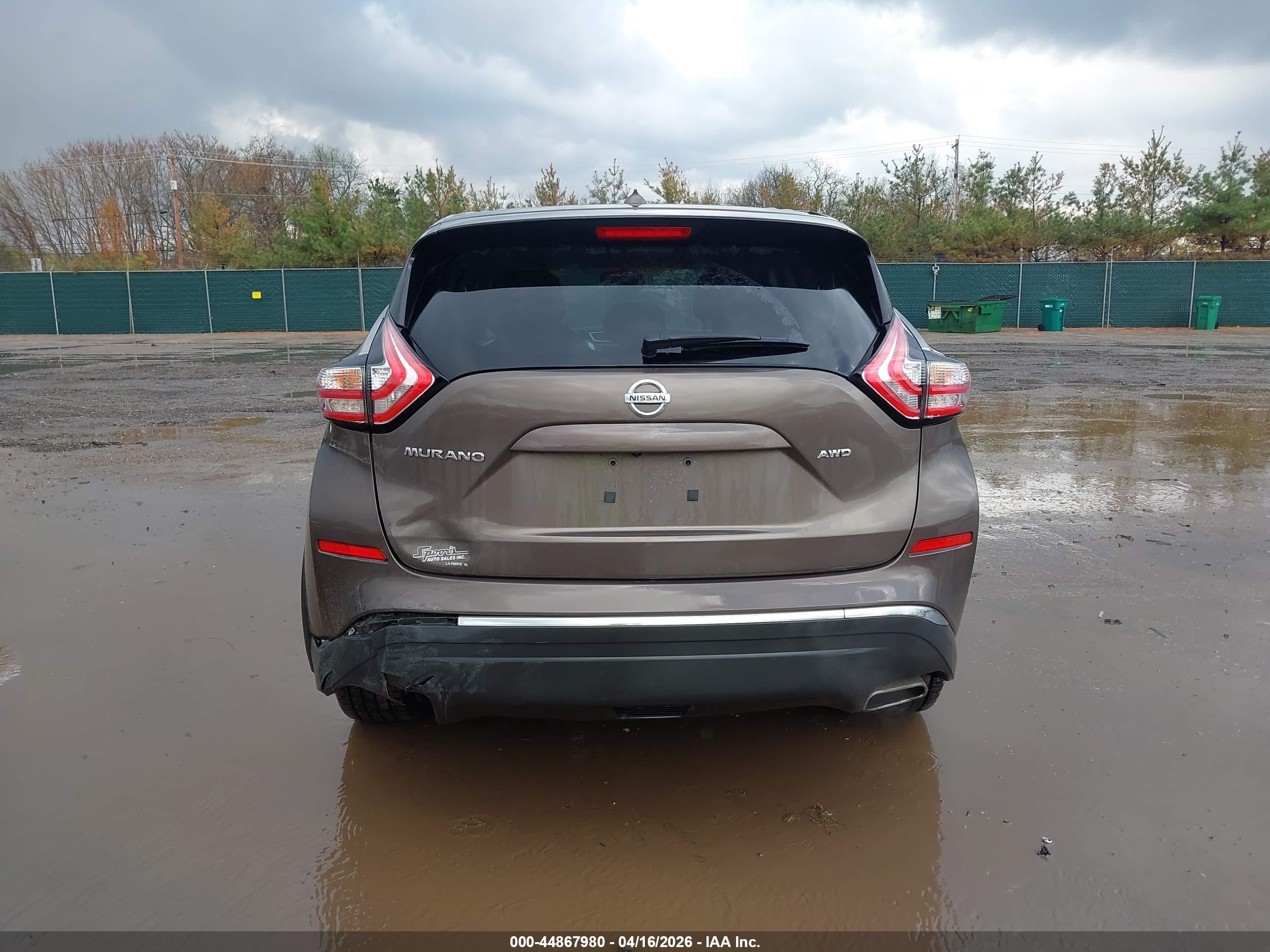 2015 Nissan Murano Platinum/s/sl/sv Gray vin: 5N1AZ2MH6FN246337