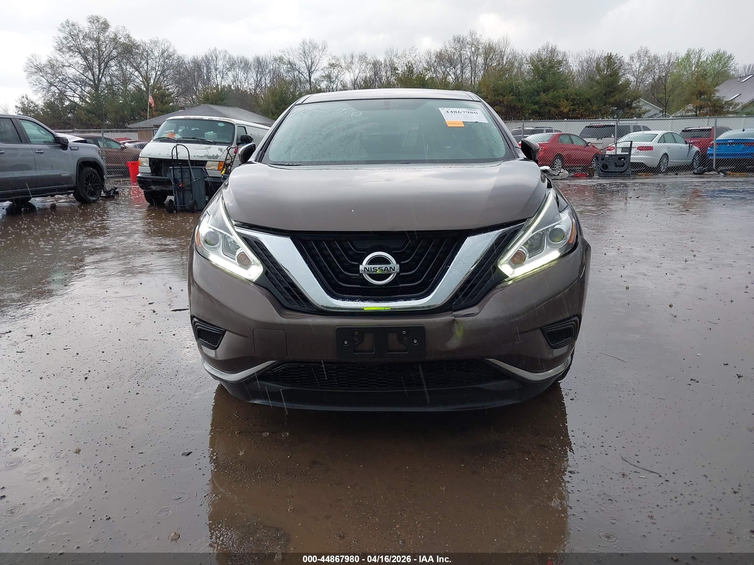 2015 Nissan Murano Platinum/s/sl/sv Gray vin: 5N1AZ2MH6FN246337