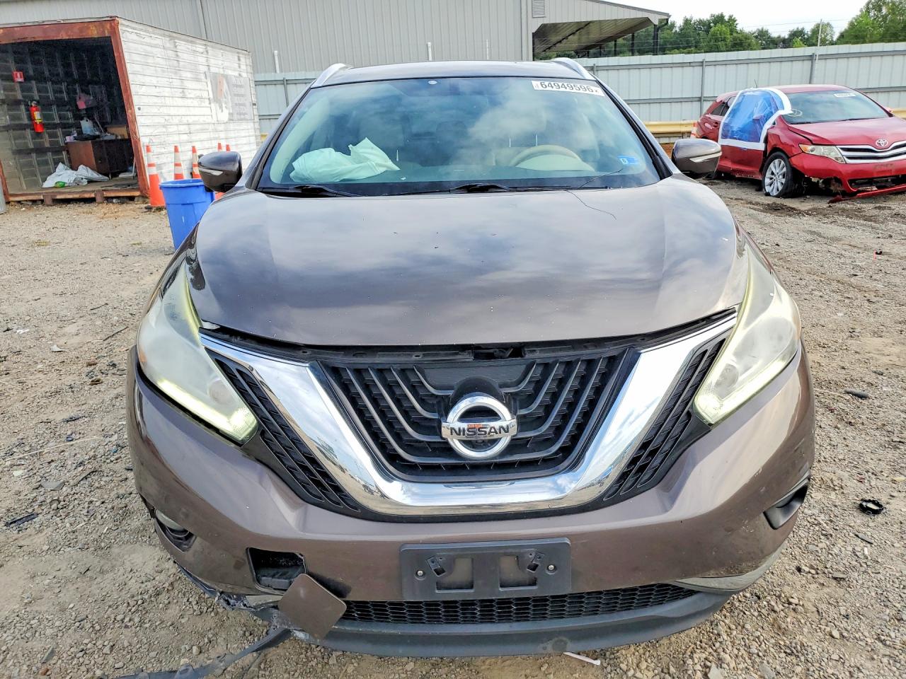 2015 Nissan Murano Sl Brown vin: 5N1AZ2MH6FN248704