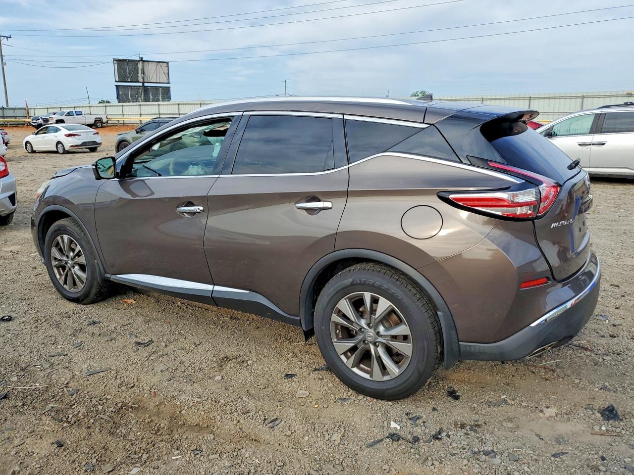 2015 Nissan Murano Sl Brown vin: 5N1AZ2MH6FN248704