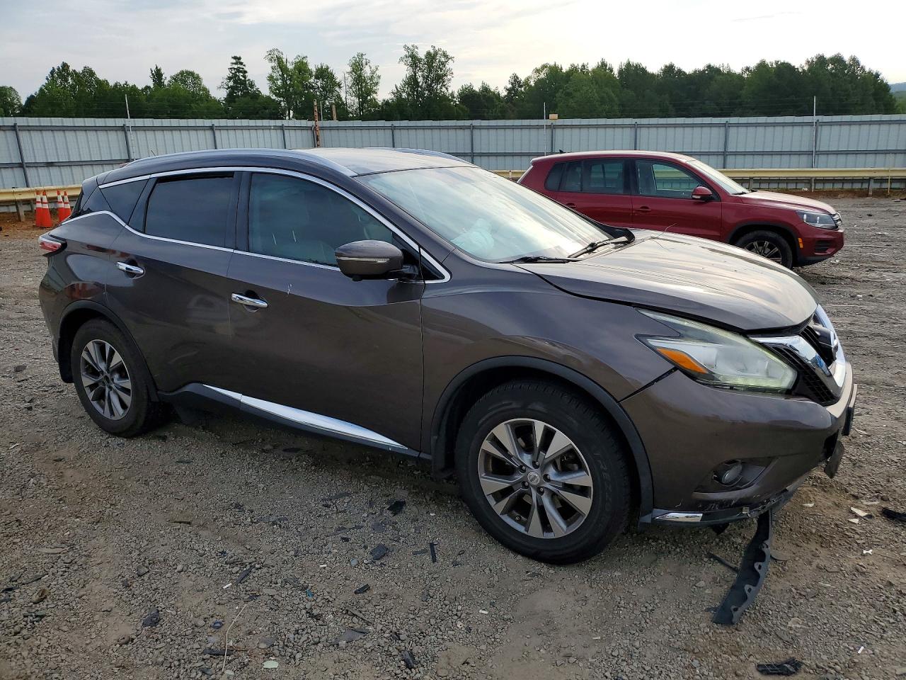 2015 Nissan Murano Sl Brown vin: 5N1AZ2MH6FN248704