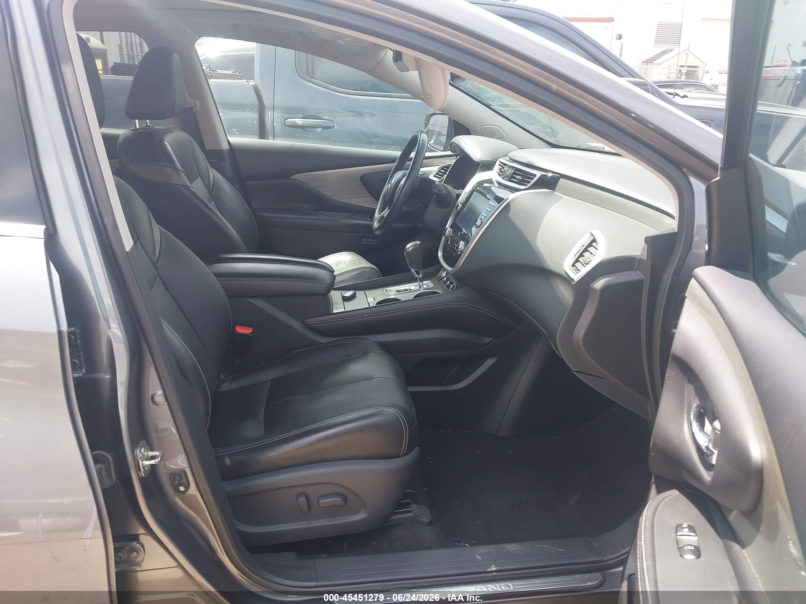 2015 Nissan Murano Platinum Gray vin: 5N1AZ2MH6FN255071