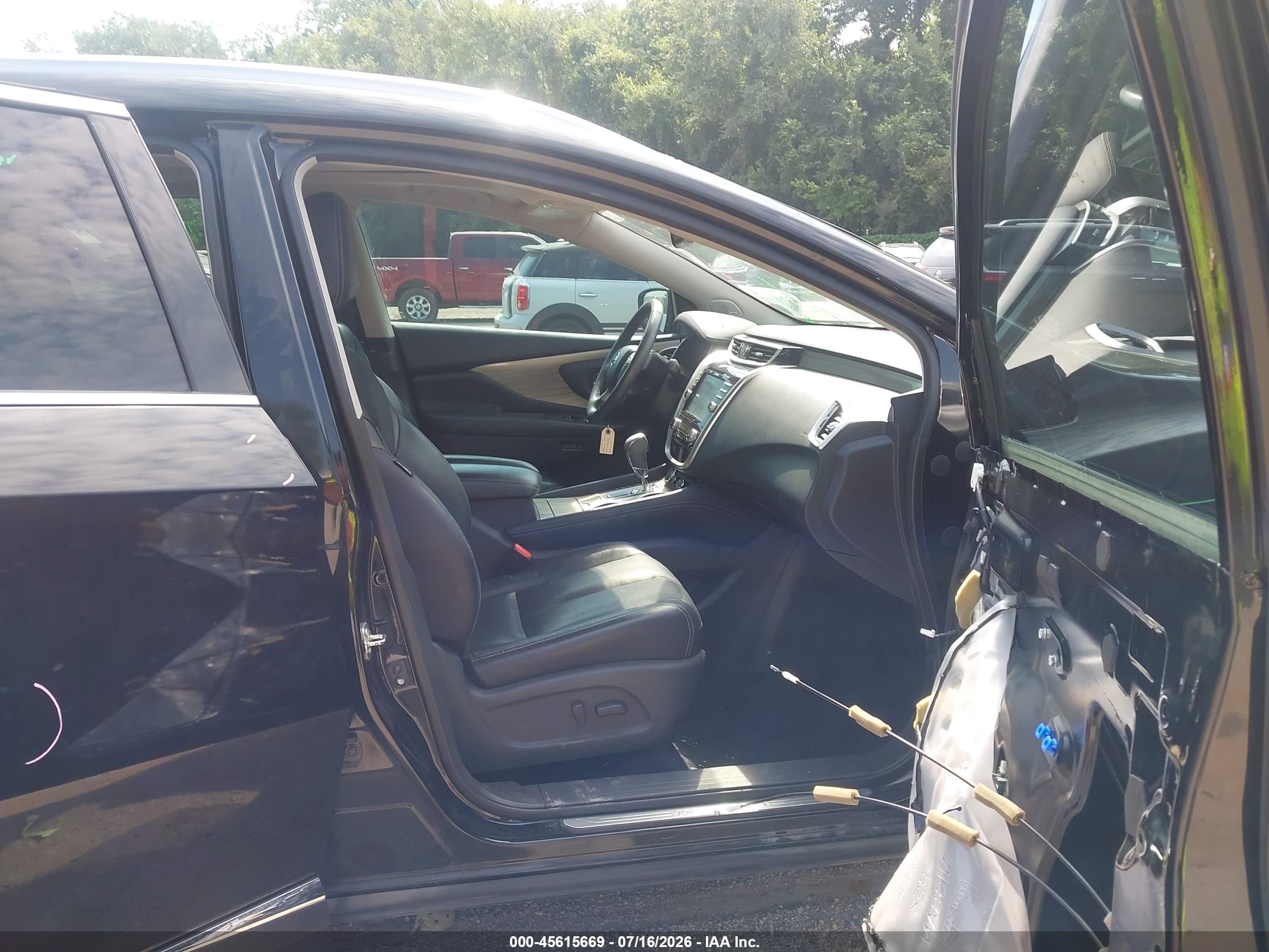 2015 Nissan Murano Platinum Black vin: 5N1AZ2MH6FN265566