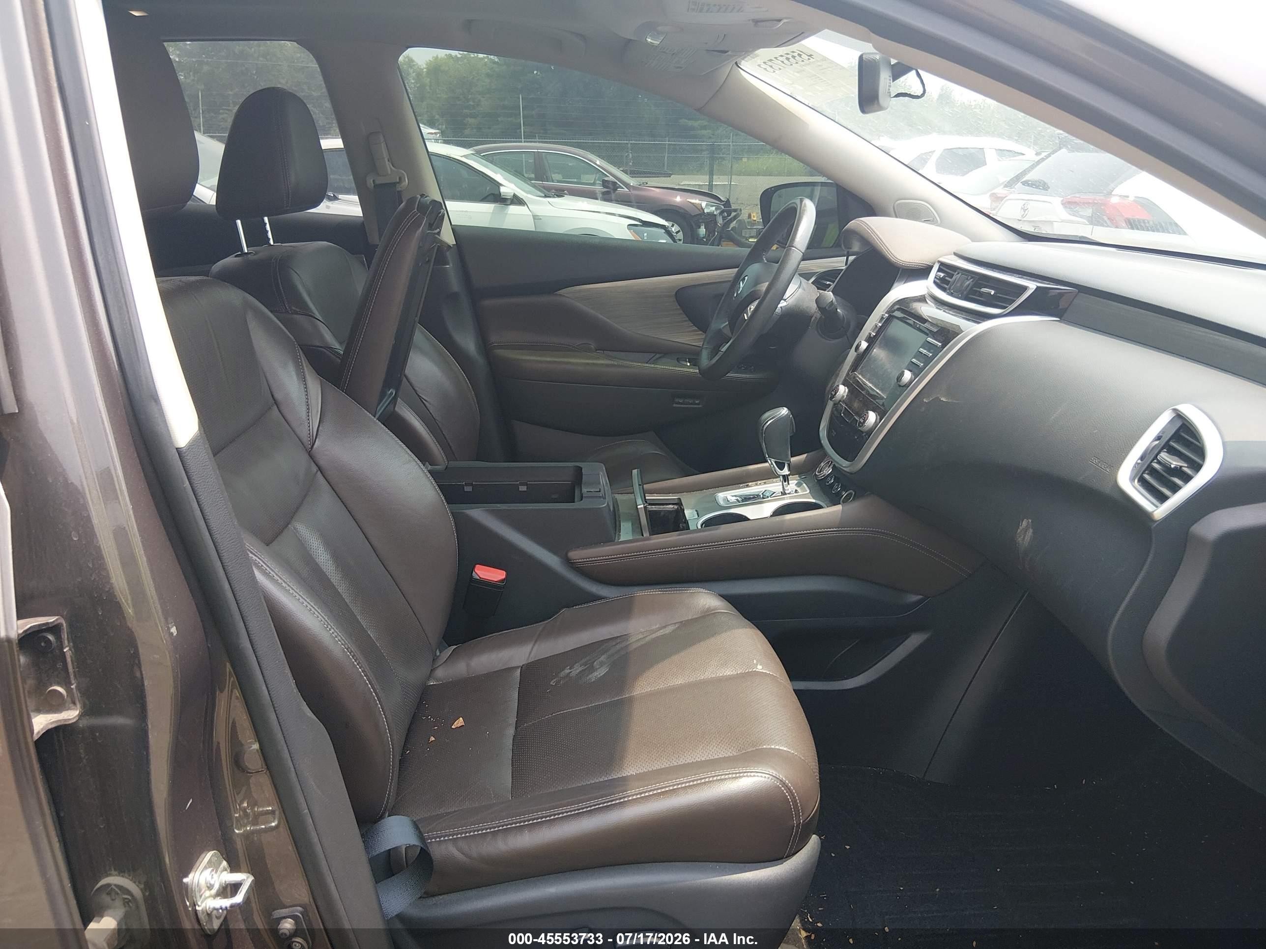 2015 Nissan Murano Platinum Gray vin: 5N1AZ2MH6FN266264