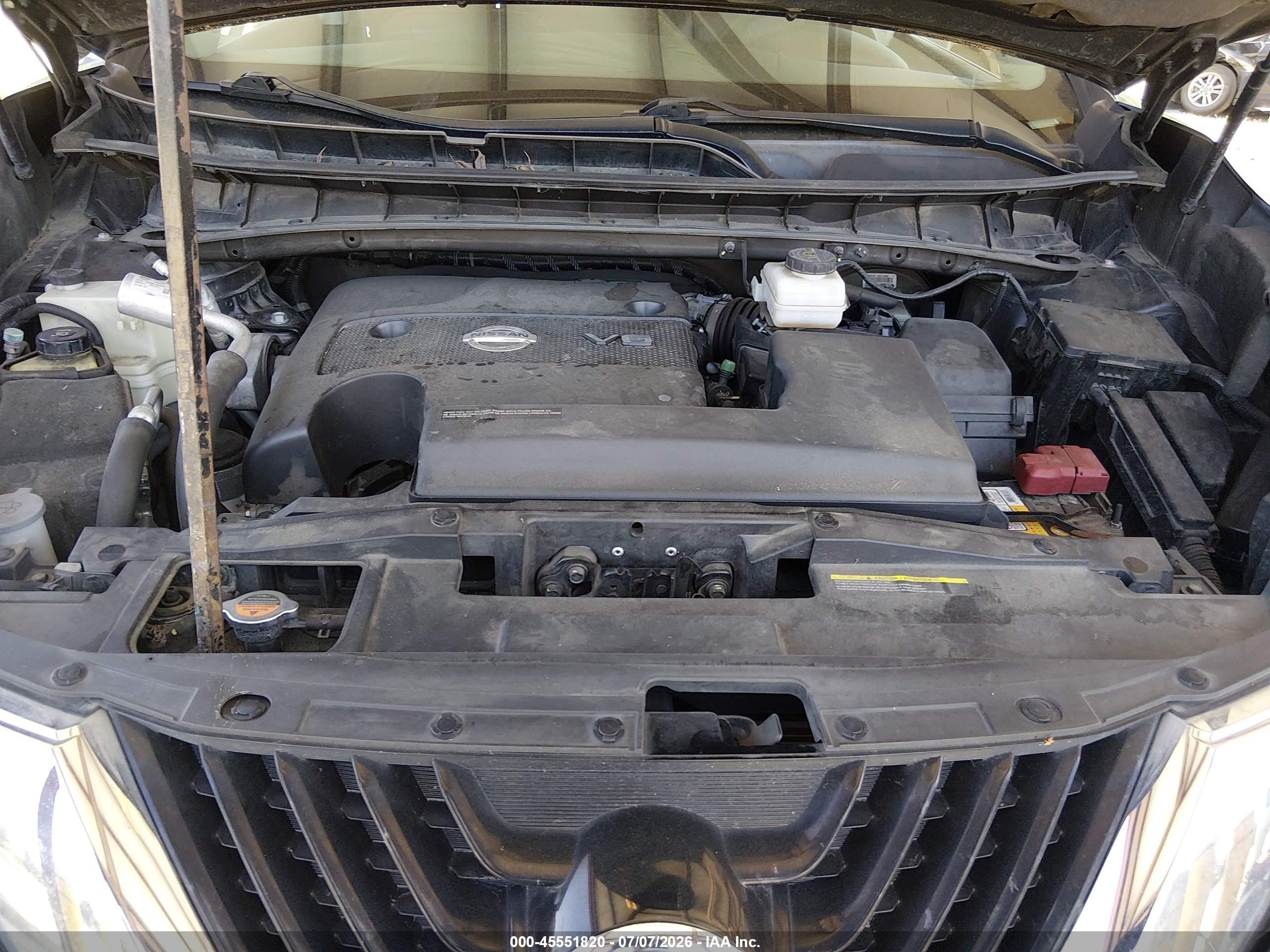 2015 Nissan Murano Platinum Черный vin: 5N1AZ2MH6FN266670