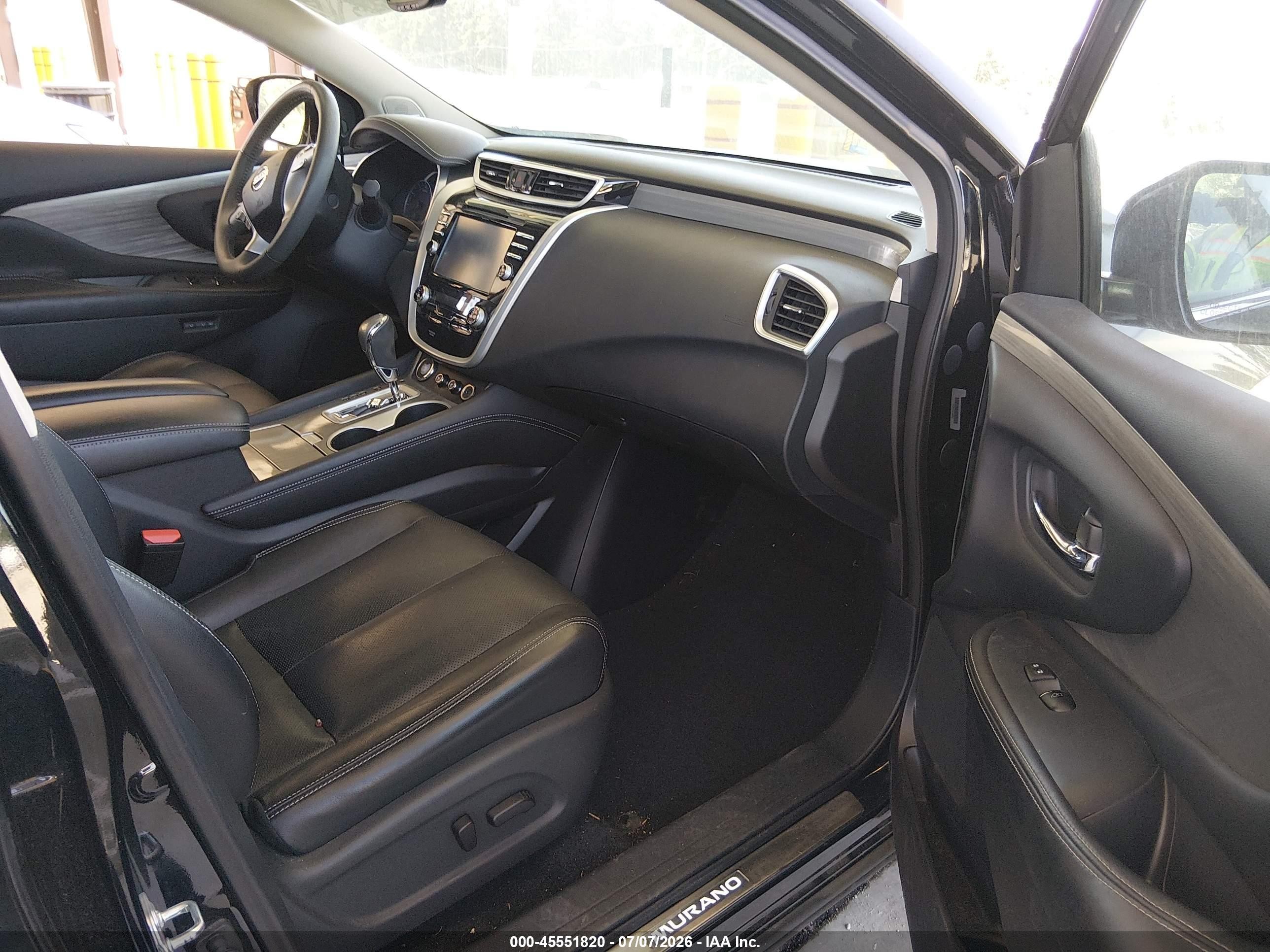 2015 Nissan Murano Platinum Черный vin: 5N1AZ2MH6FN266670