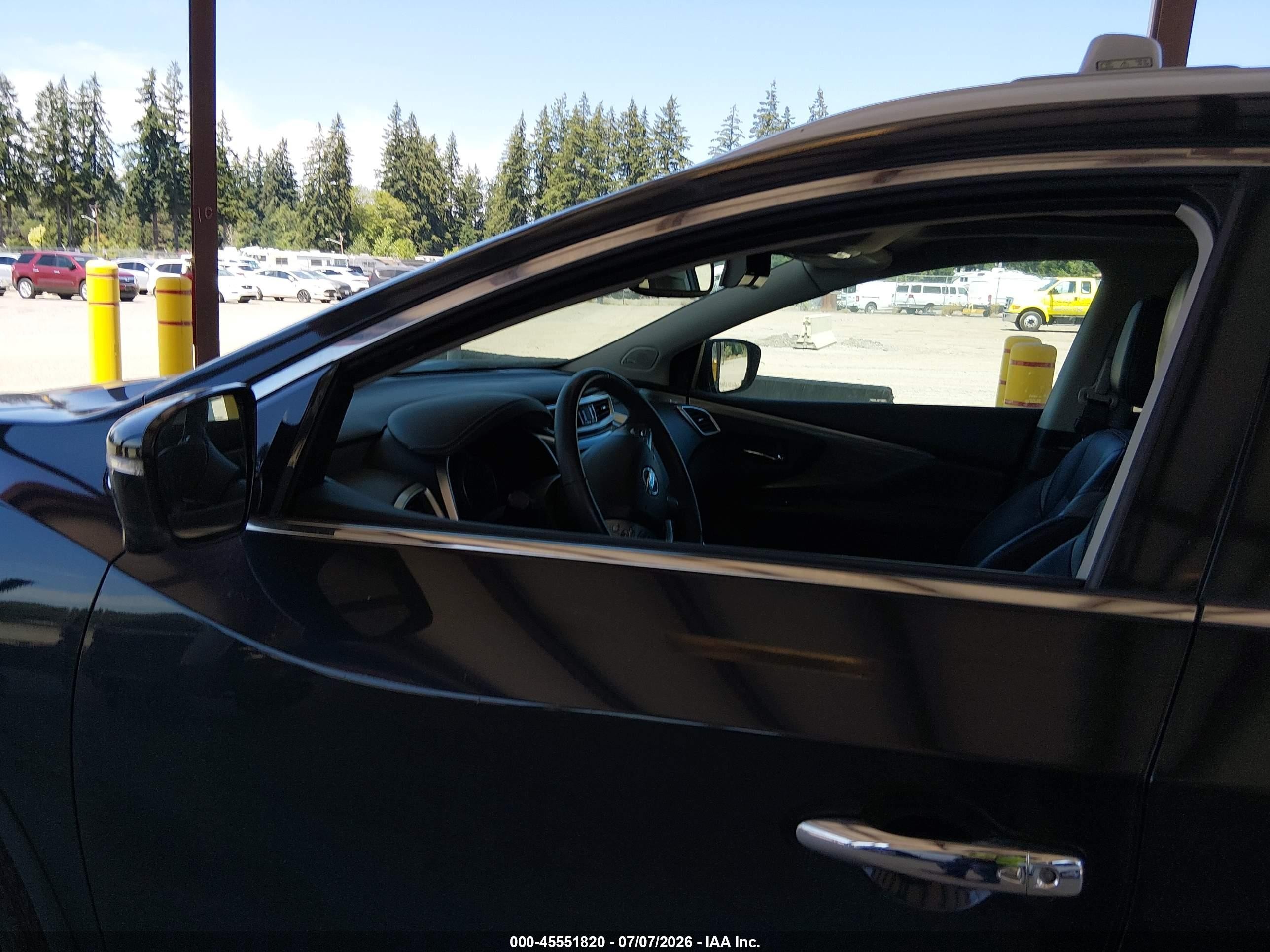 2015 Nissan Murano Platinum Черный vin: 5N1AZ2MH6FN266670