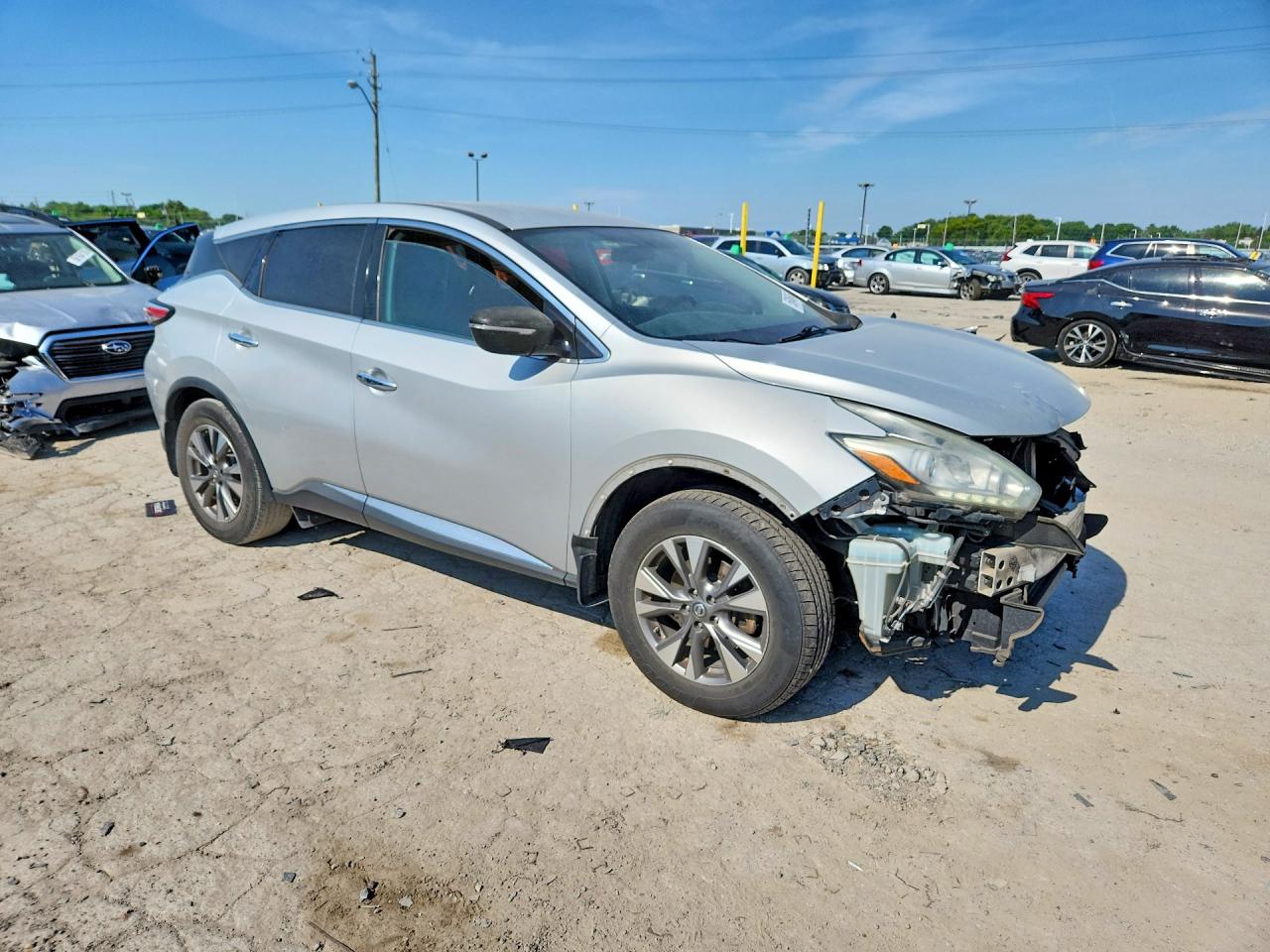 2015 Nissan Murano S Silver vin: 5N1AZ2MH6FN275529