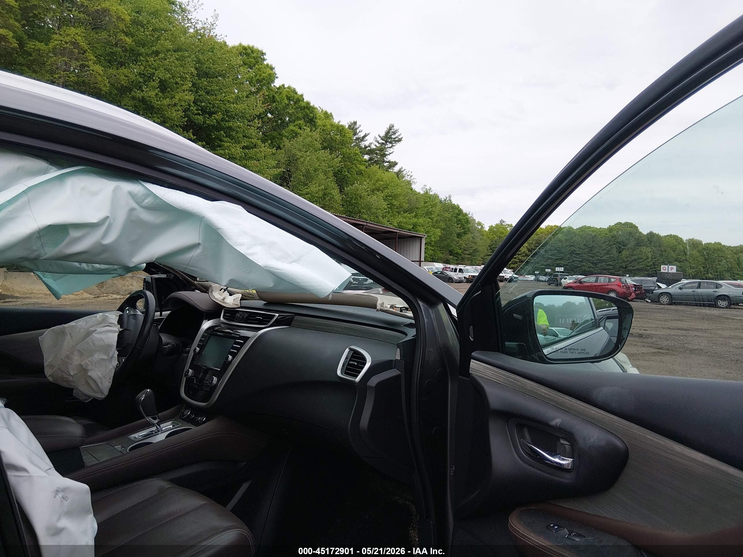 2015 Nissan Murano Platinum Gray vin: 5N1AZ2MH6FN275823