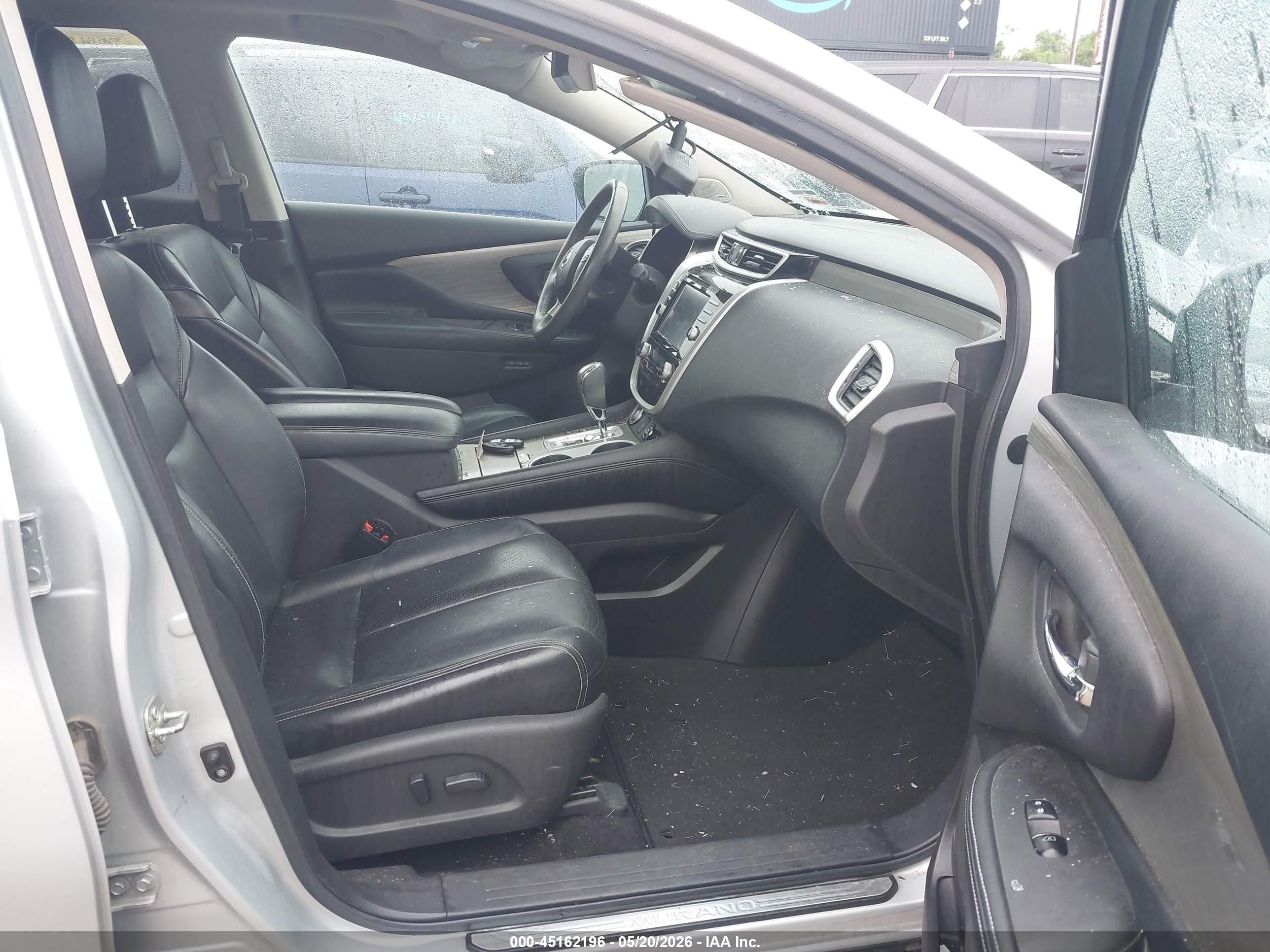 2015 Nissan Murano Sl Silver vin: 5N1AZ2MH6FN277409