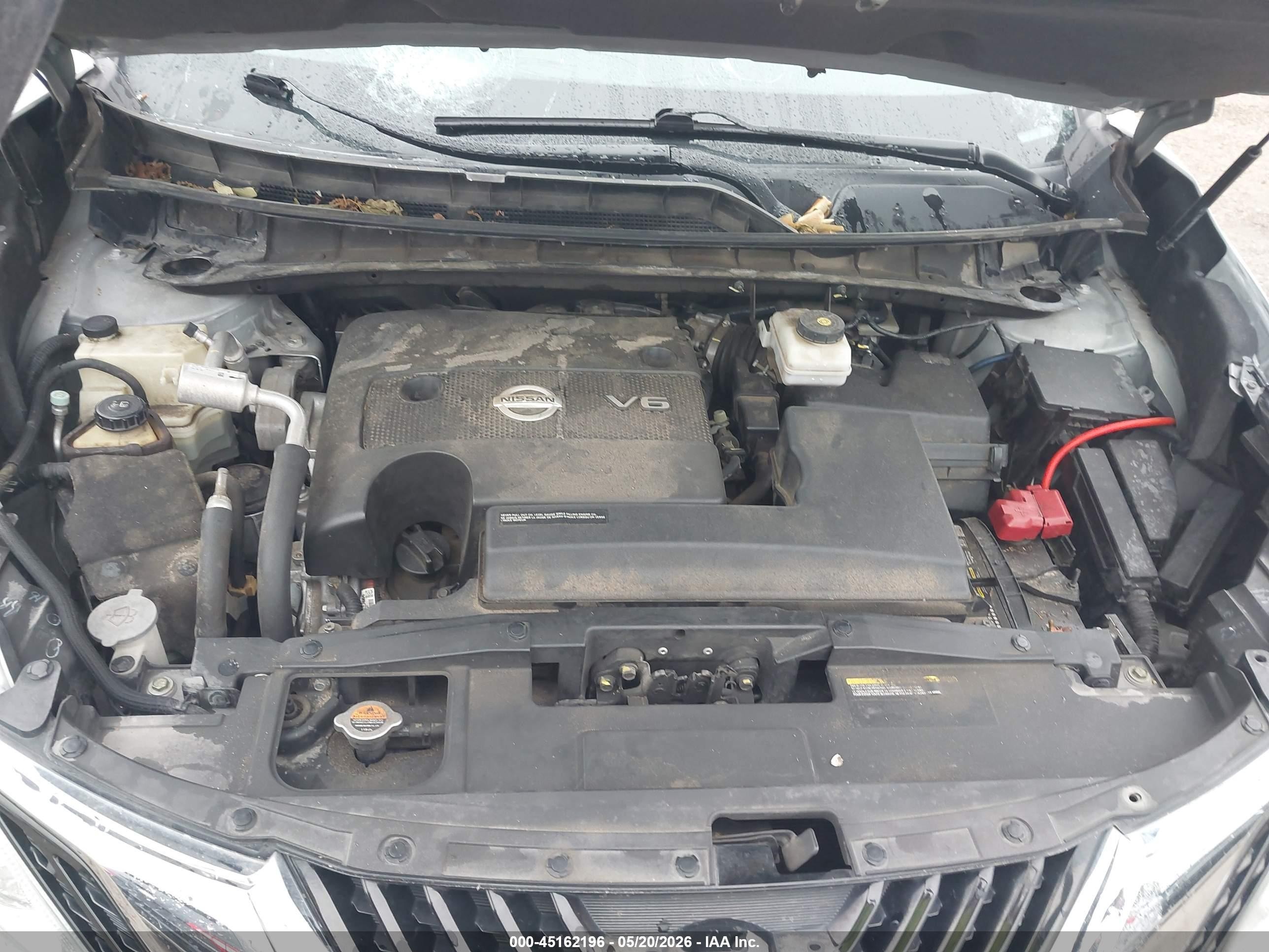 2015 Nissan Murano Sl Silver vin: 5N1AZ2MH6FN277409