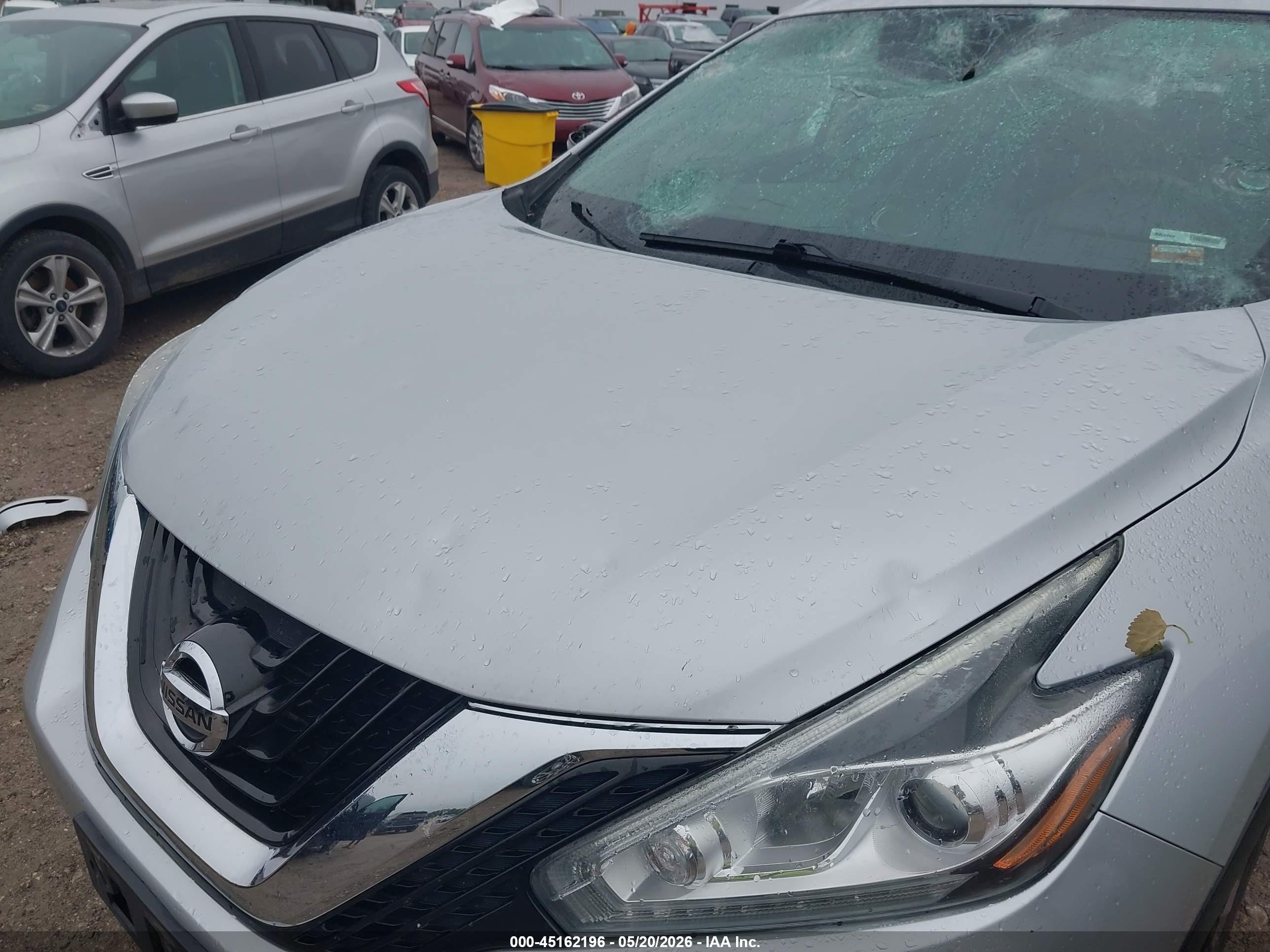 2015 Nissan Murano Sl Silver vin: 5N1AZ2MH6FN277409