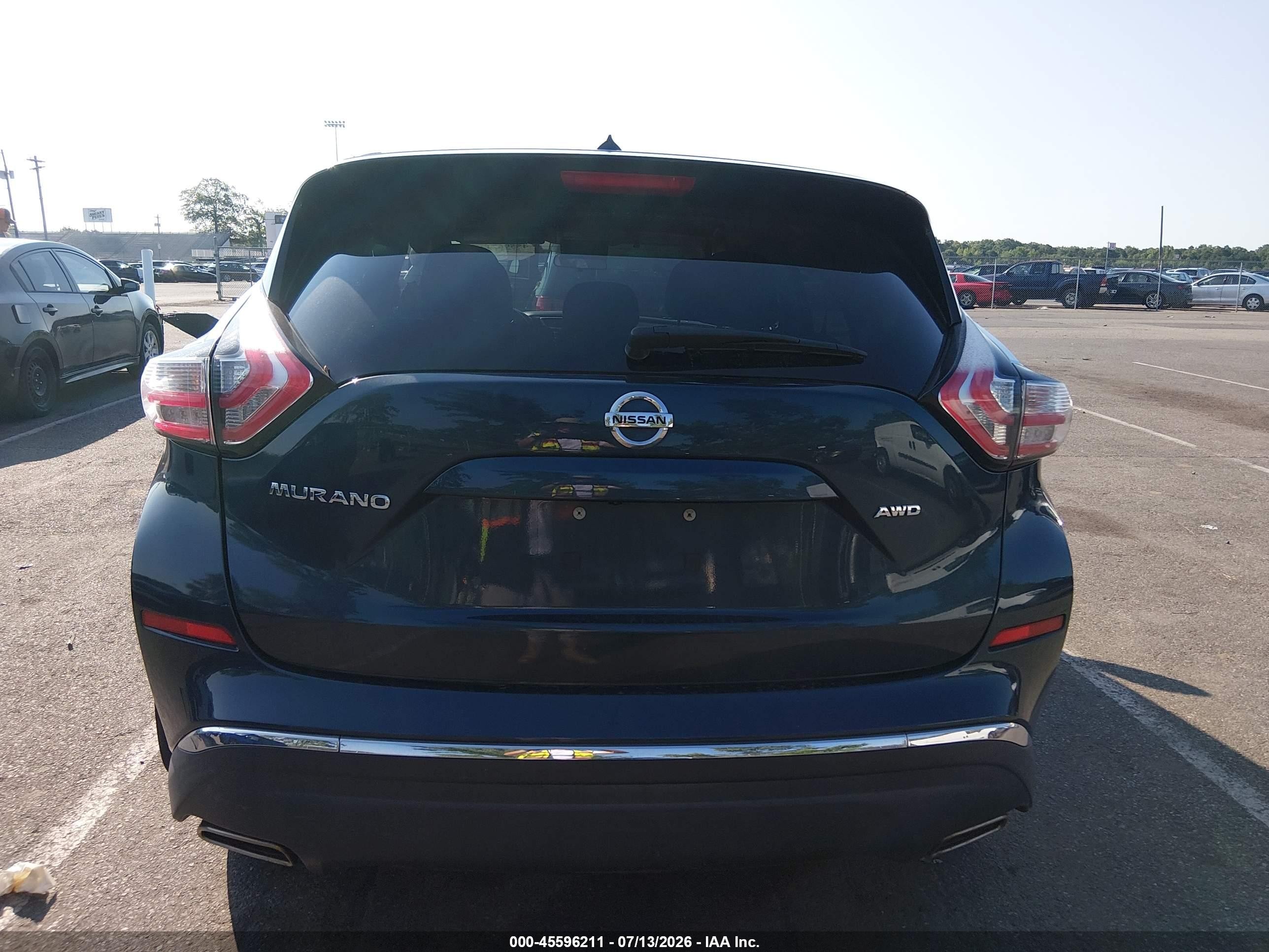 2015 Nissan Murano S Серый vin: 5N1AZ2MH6FN280603