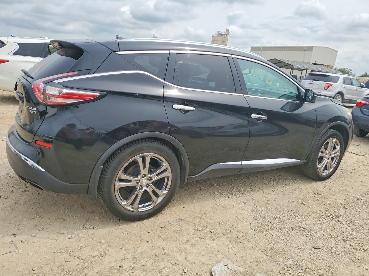 2015 Nissan Murano Platinum Угольный vin: 5N1AZ2MH6FN283582