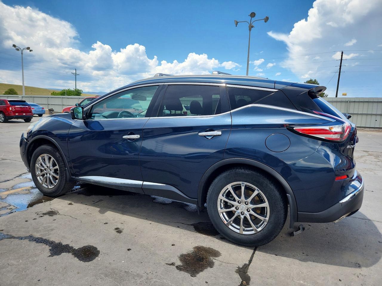 2015 Nissan Murano Sl Синий vin: 5N1AZ2MH6FN287339