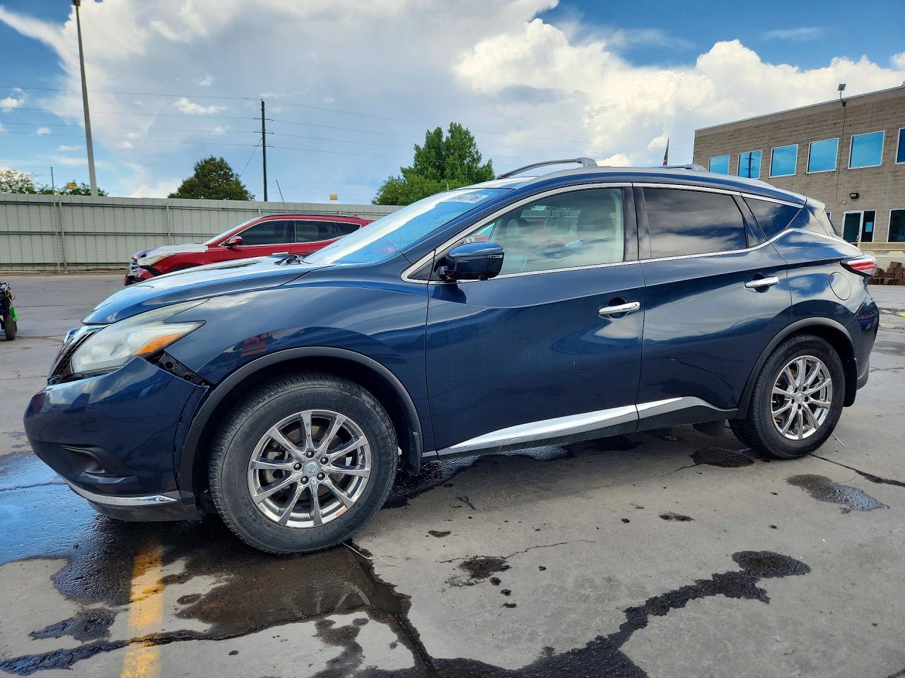 2015 Nissan Murano Sl Синий vin: 5N1AZ2MH6FN287339
