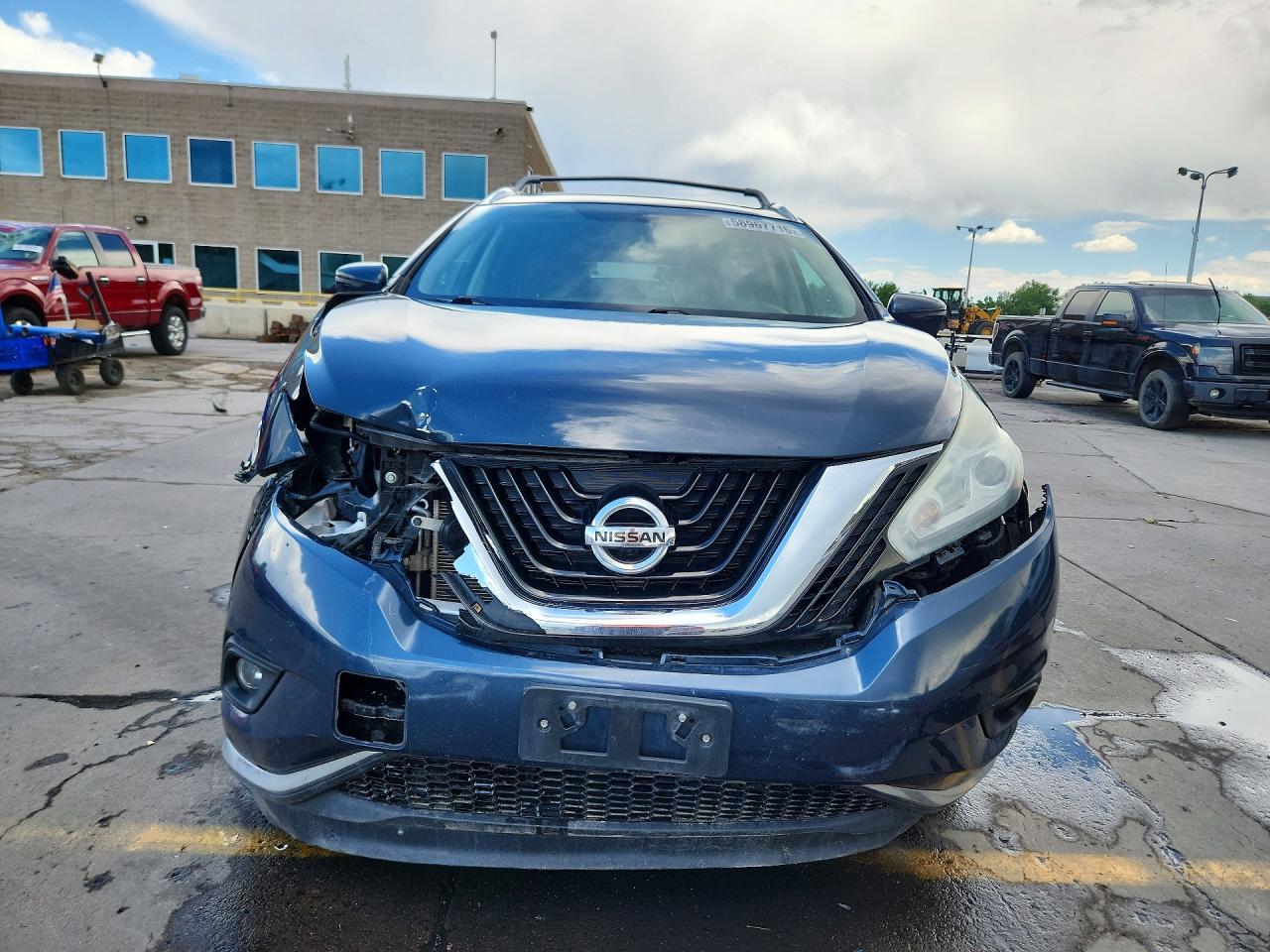 2015 Nissan Murano Sl Синий vin: 5N1AZ2MH6FN287339
