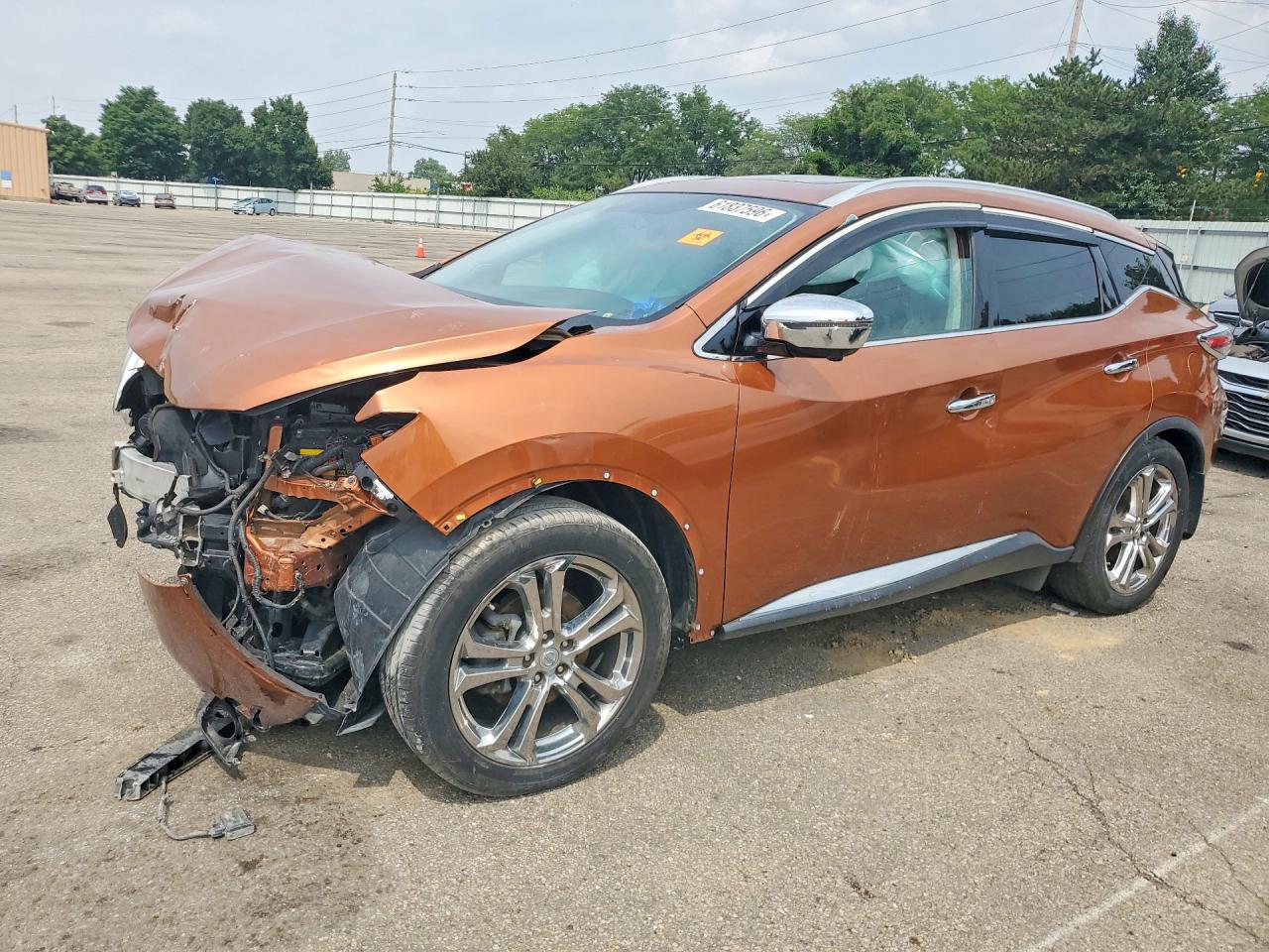 2015 Nissan Murano Platinum Orange vin: 5N1AZ2MH6FN287387