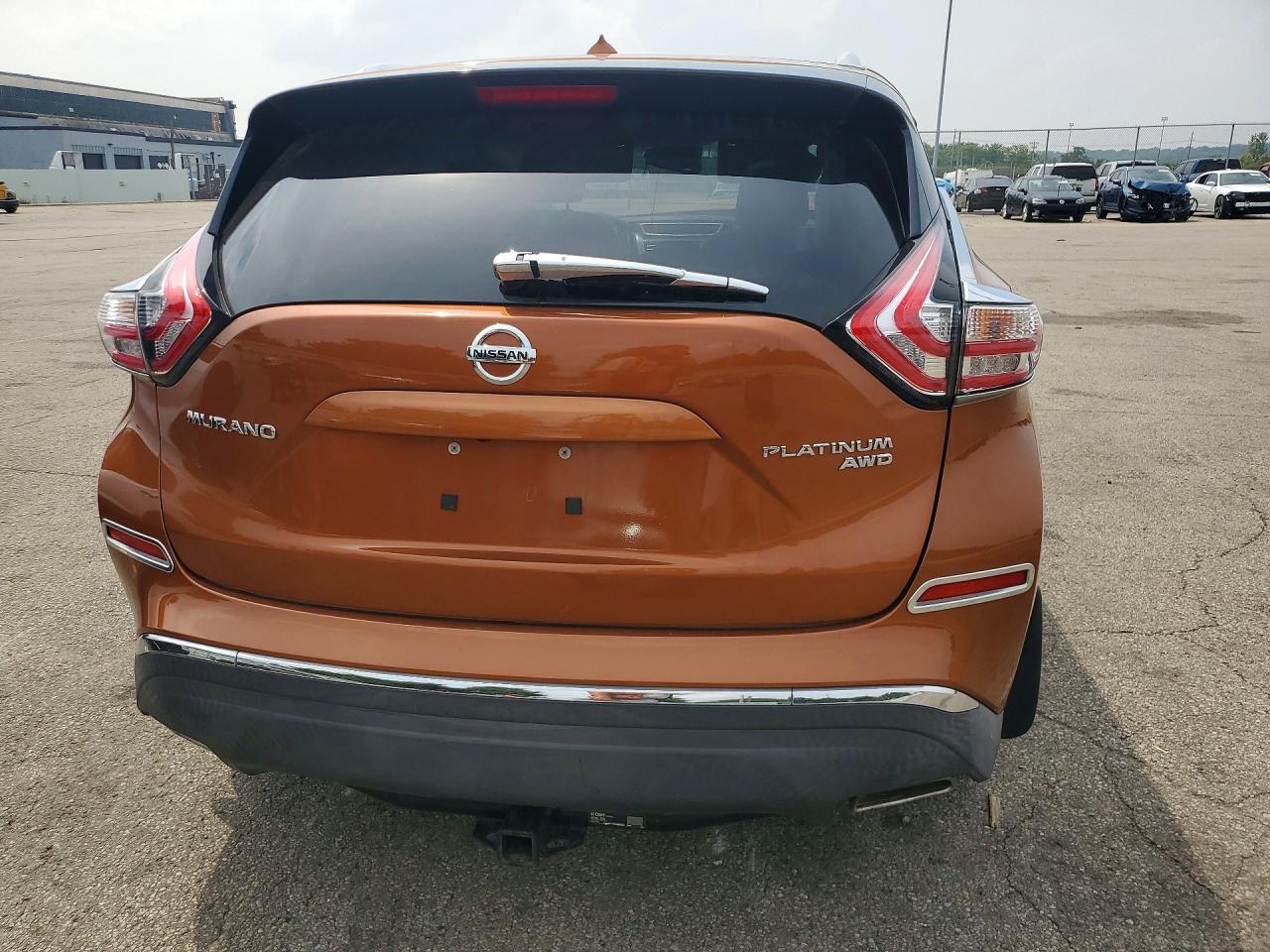 2015 Nissan Murano Platinum Orange vin: 5N1AZ2MH6FN287387