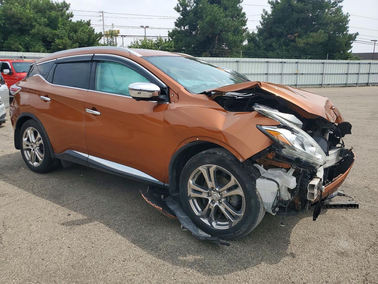 2015 Nissan Murano Platinum Orange vin: 5N1AZ2MH6FN287387