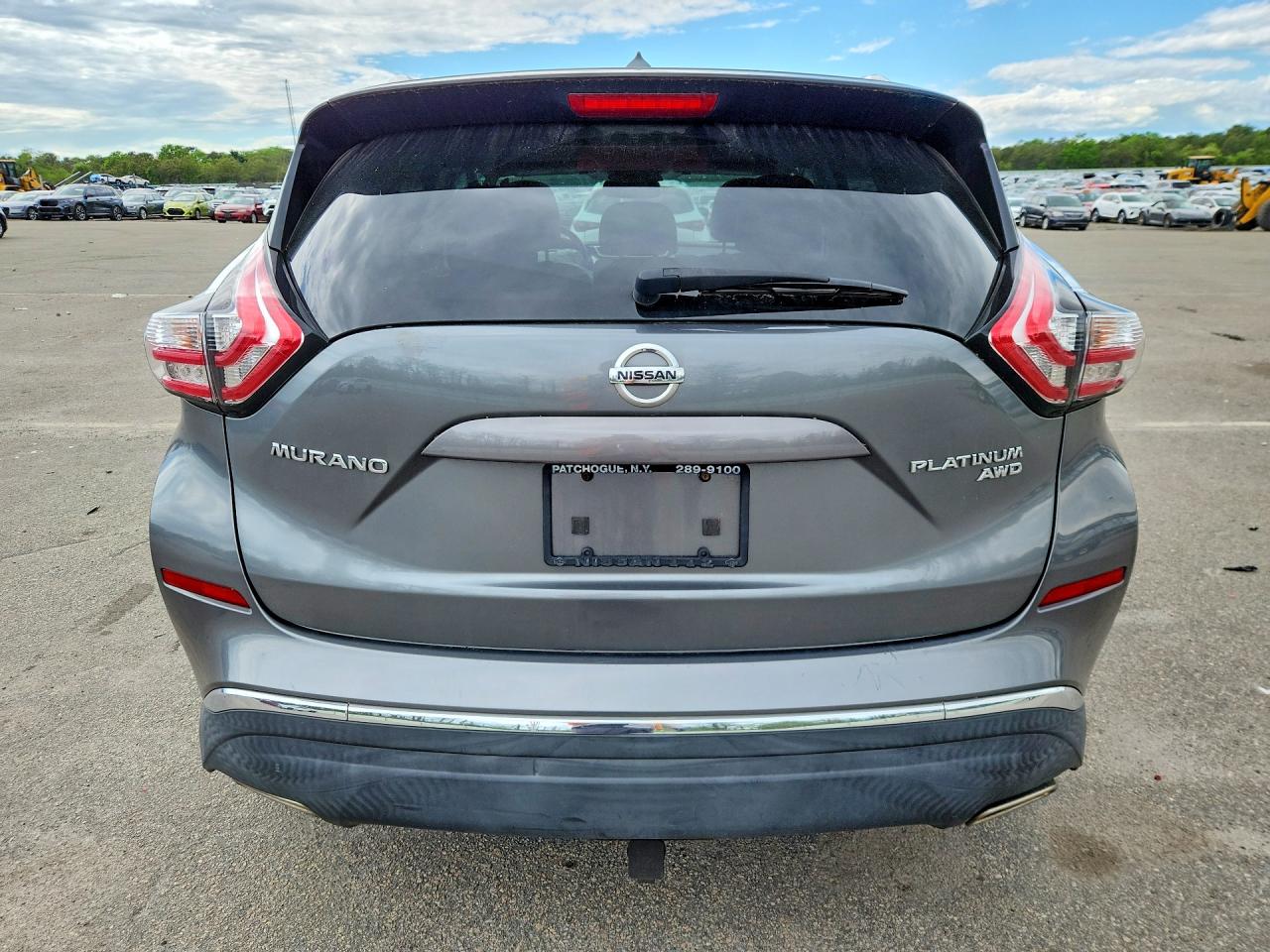 2015 Nissan Murano Platinum Серый vin: 5N1AZ2MH6FN287518