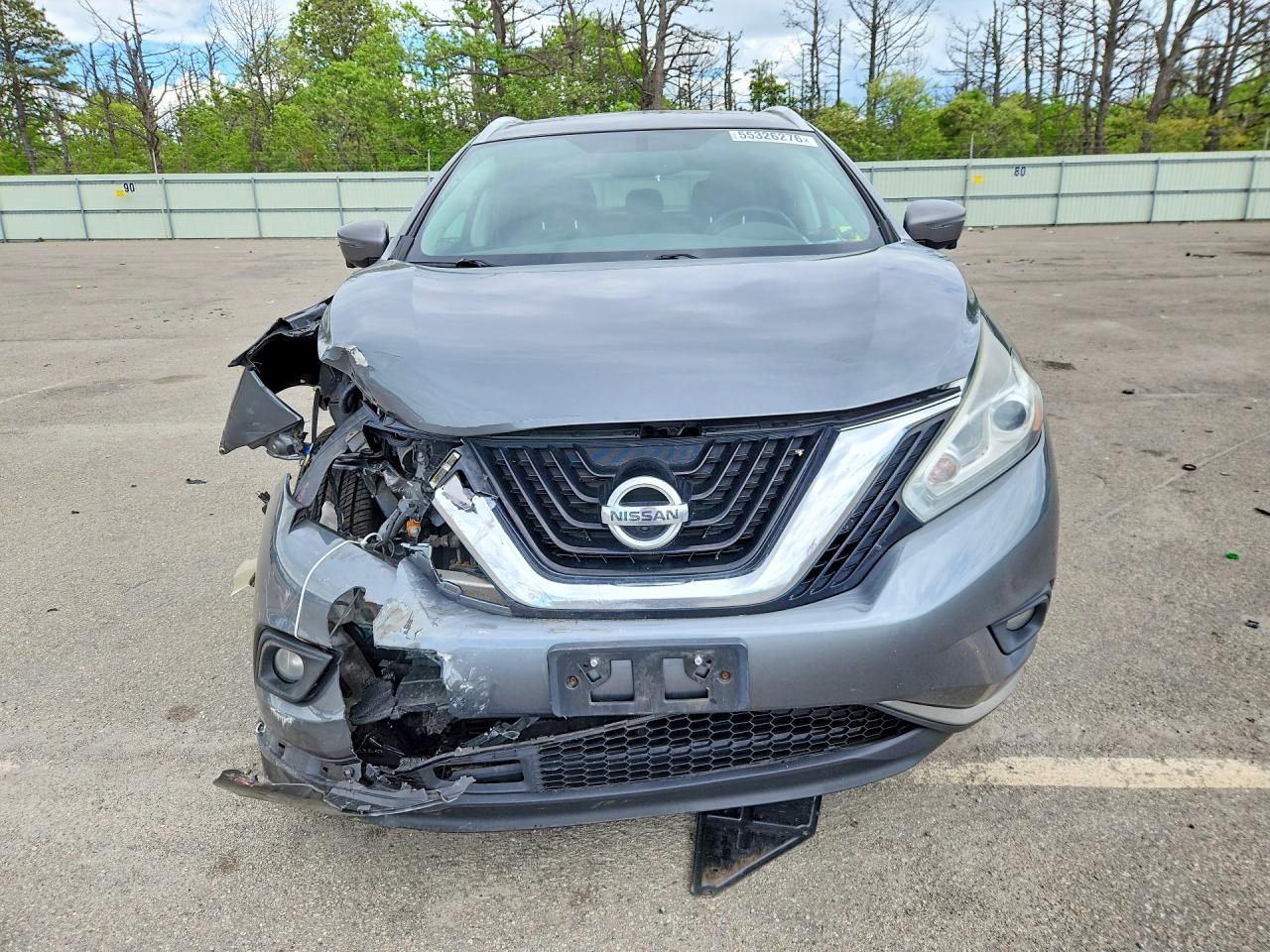 2015 Nissan Murano Platinum Серый vin: 5N1AZ2MH6FN287518
