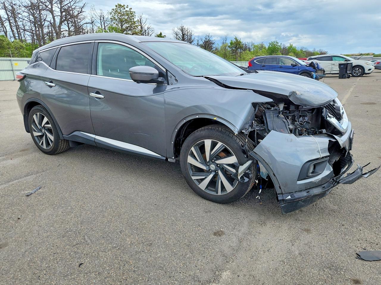2015 Nissan Murano Platinum Серый vin: 5N1AZ2MH6FN287518