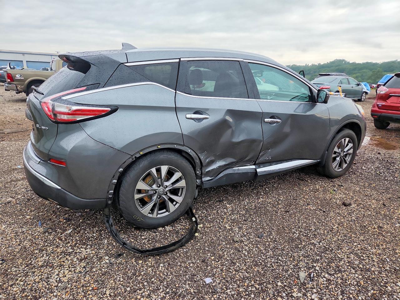 2017 Nissan Murano Sl Gray vin: 5N1AZ2MH6HN146533