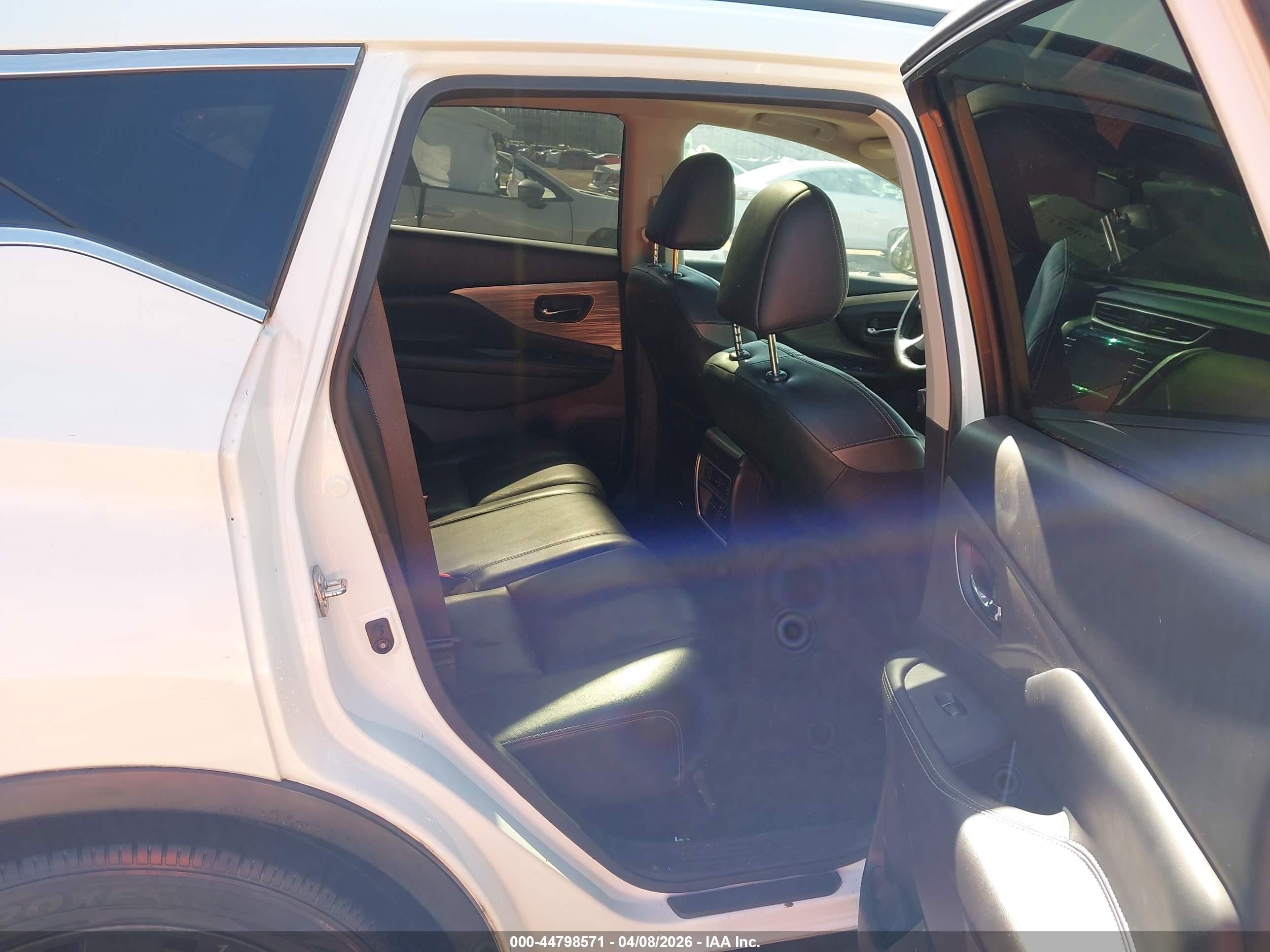2017 Nissan Murano Platinum Белый vin: 5N1AZ2MH6HN178690