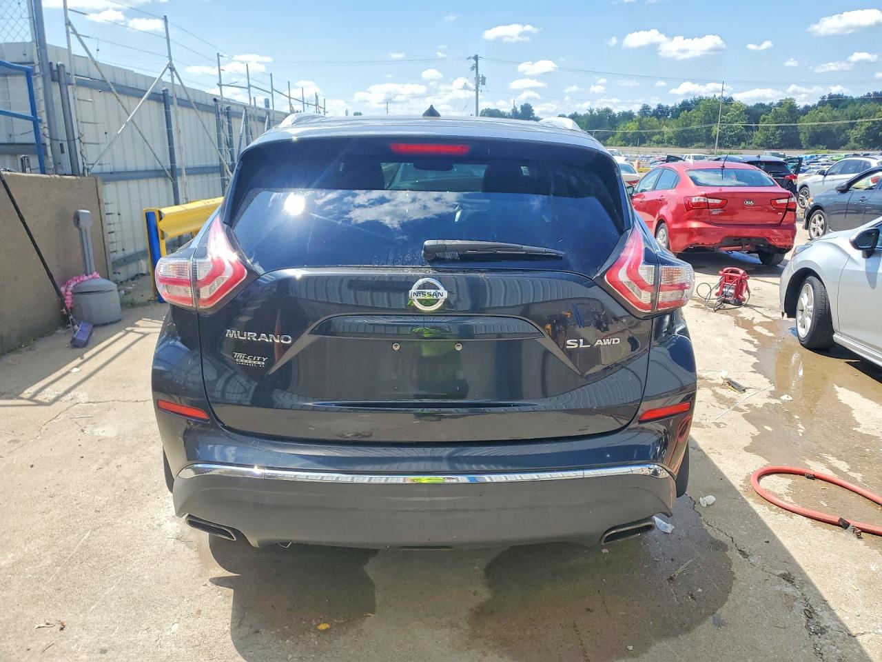 2015 Nissan Murano Sl Black vin: 5N1AZ2MH7FN208678