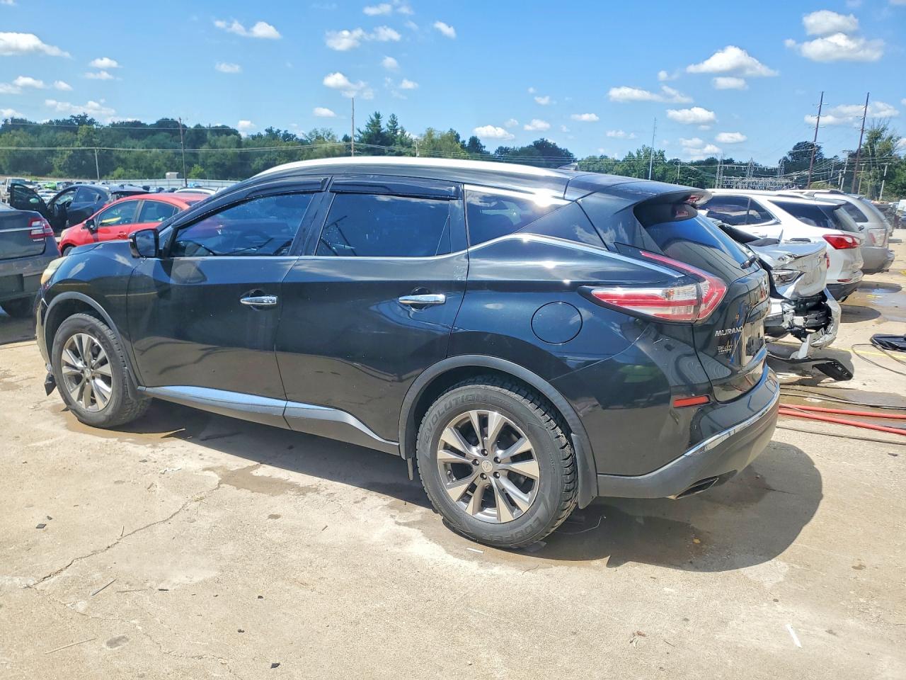 2015 Nissan Murano Sl Black vin: 5N1AZ2MH7FN208678