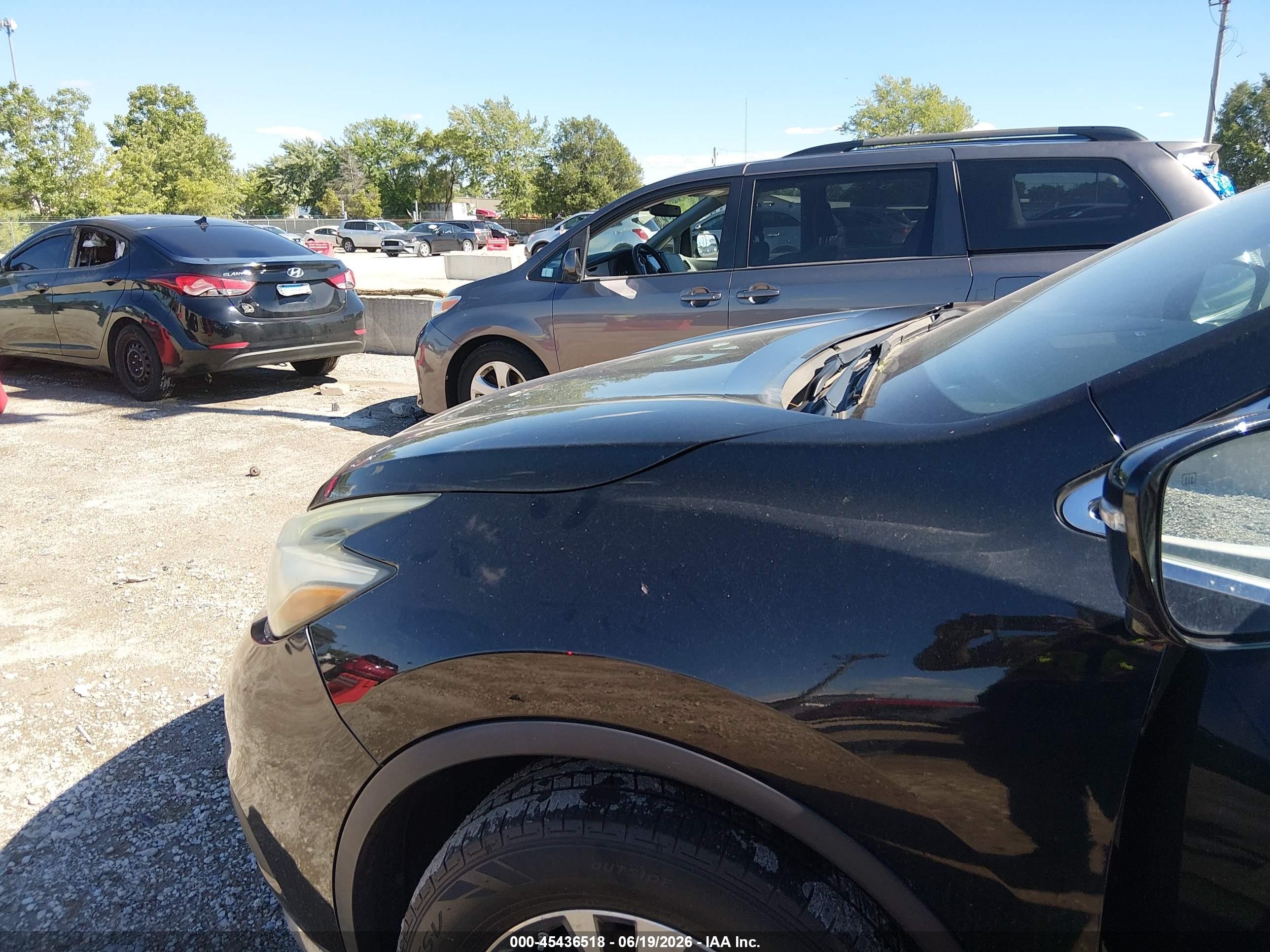 2015 Nissan Murano Sl Black vin: 5N1AZ2MH7FN214271