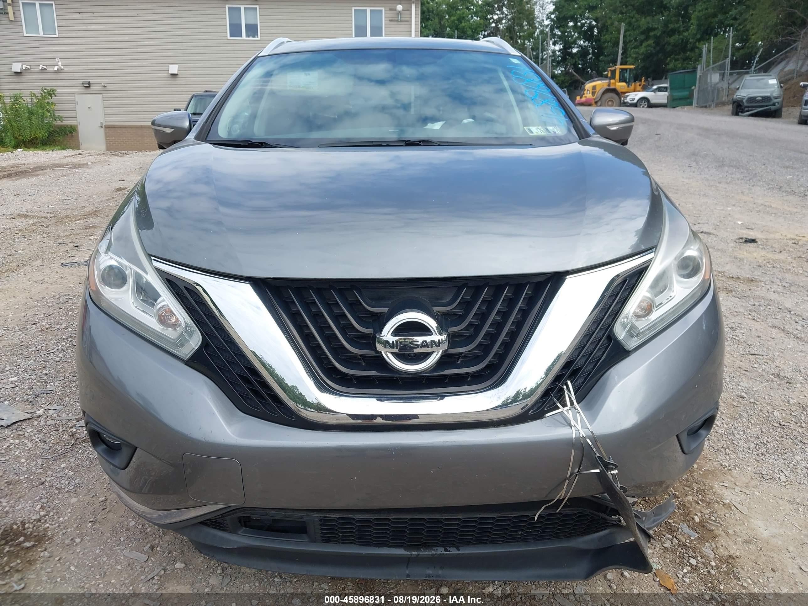 2015 Nissan Murano Platinum Серый vin: 5N1AZ2MH7FN217168