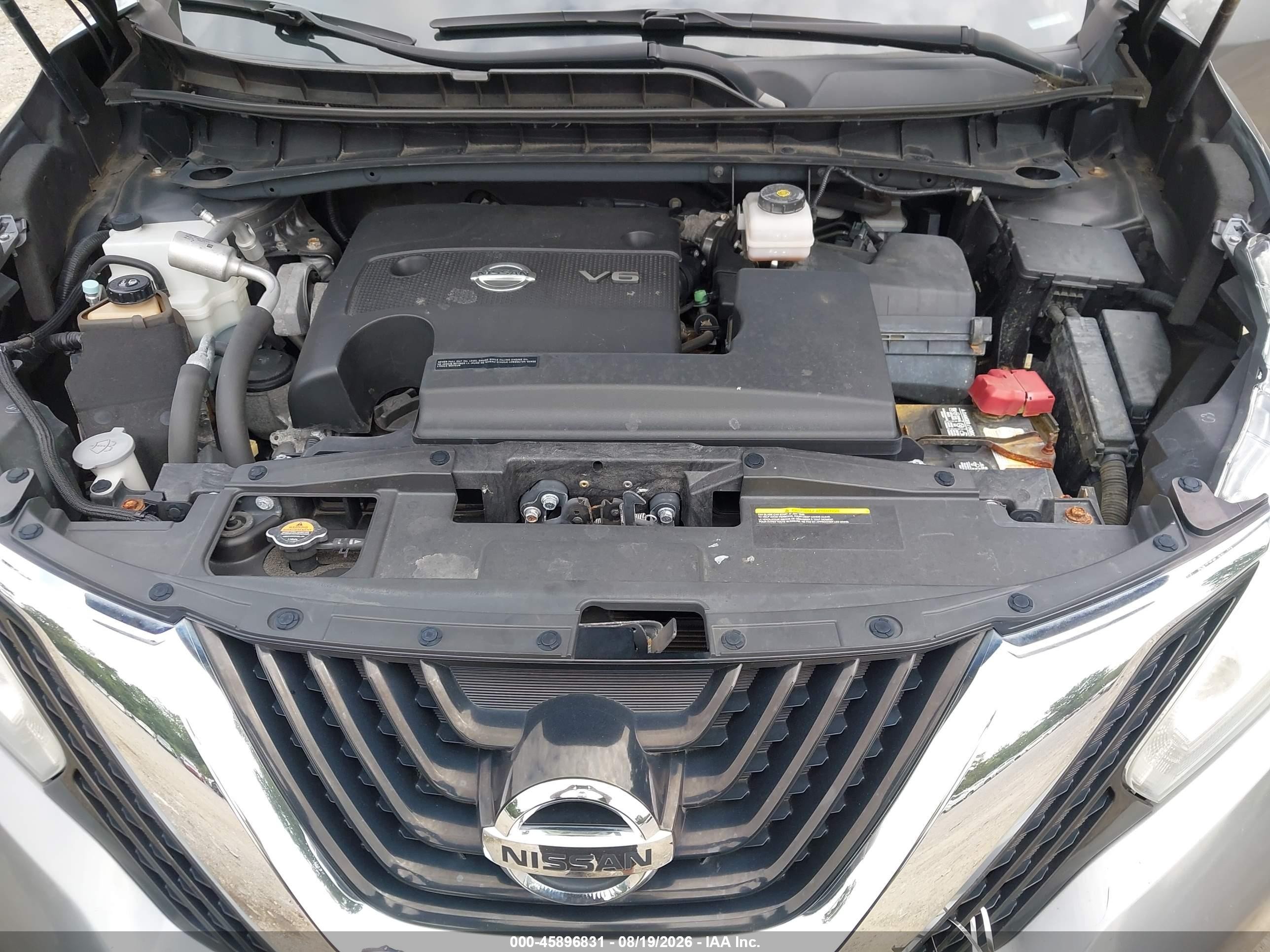 2015 Nissan Murano Platinum Серый vin: 5N1AZ2MH7FN217168