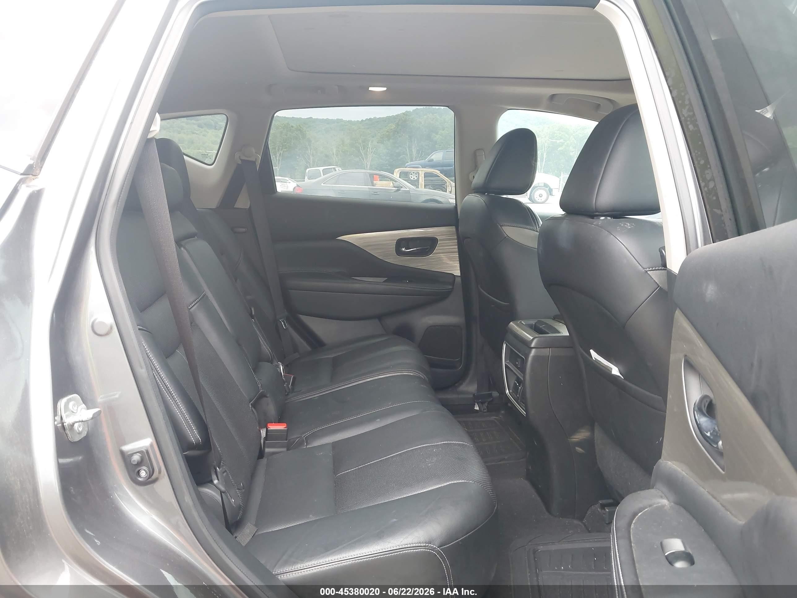 2015 Nissan Murano Sl Gray vin: 5N1AZ2MH7FN220765