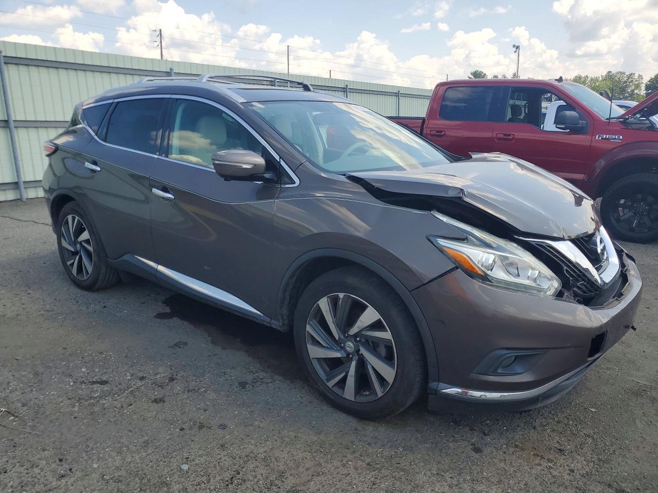 2015 Nissan Murano Platinum Gray vin: 5N1AZ2MH7FN234147