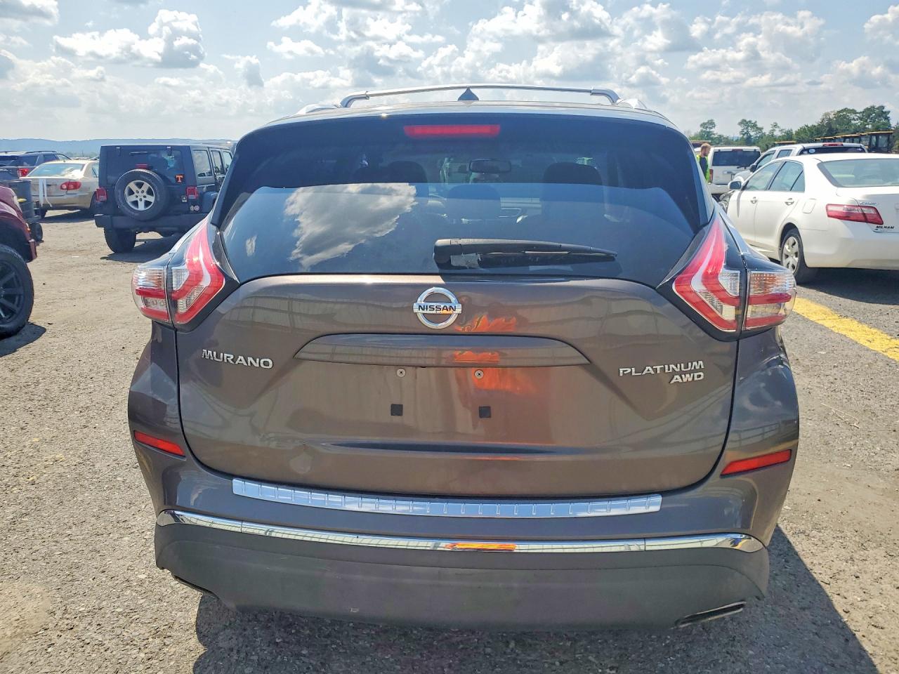 2015 Nissan Murano Platinum Gray vin: 5N1AZ2MH7FN234147