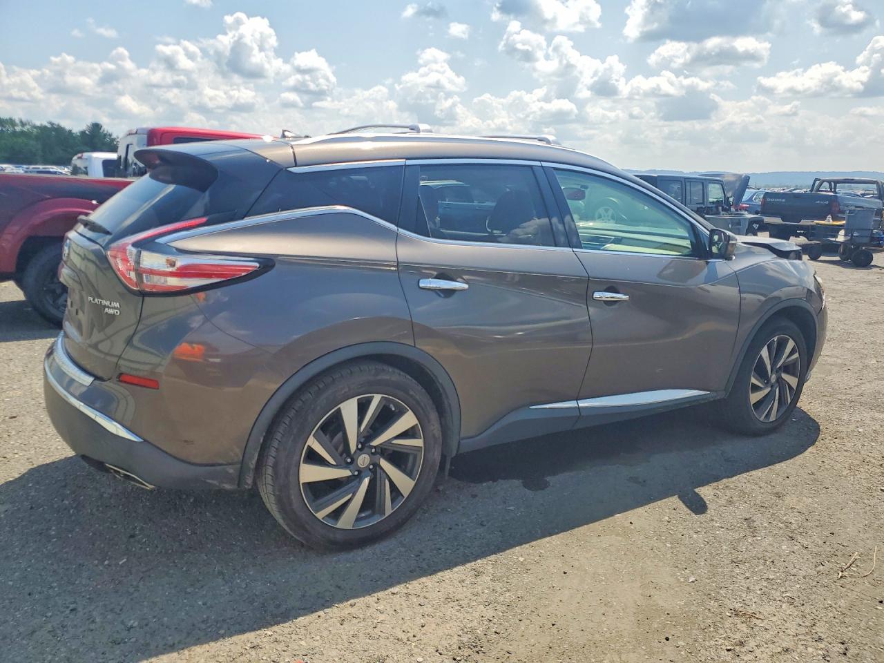 2015 Nissan Murano Platinum Gray vin: 5N1AZ2MH7FN234147
