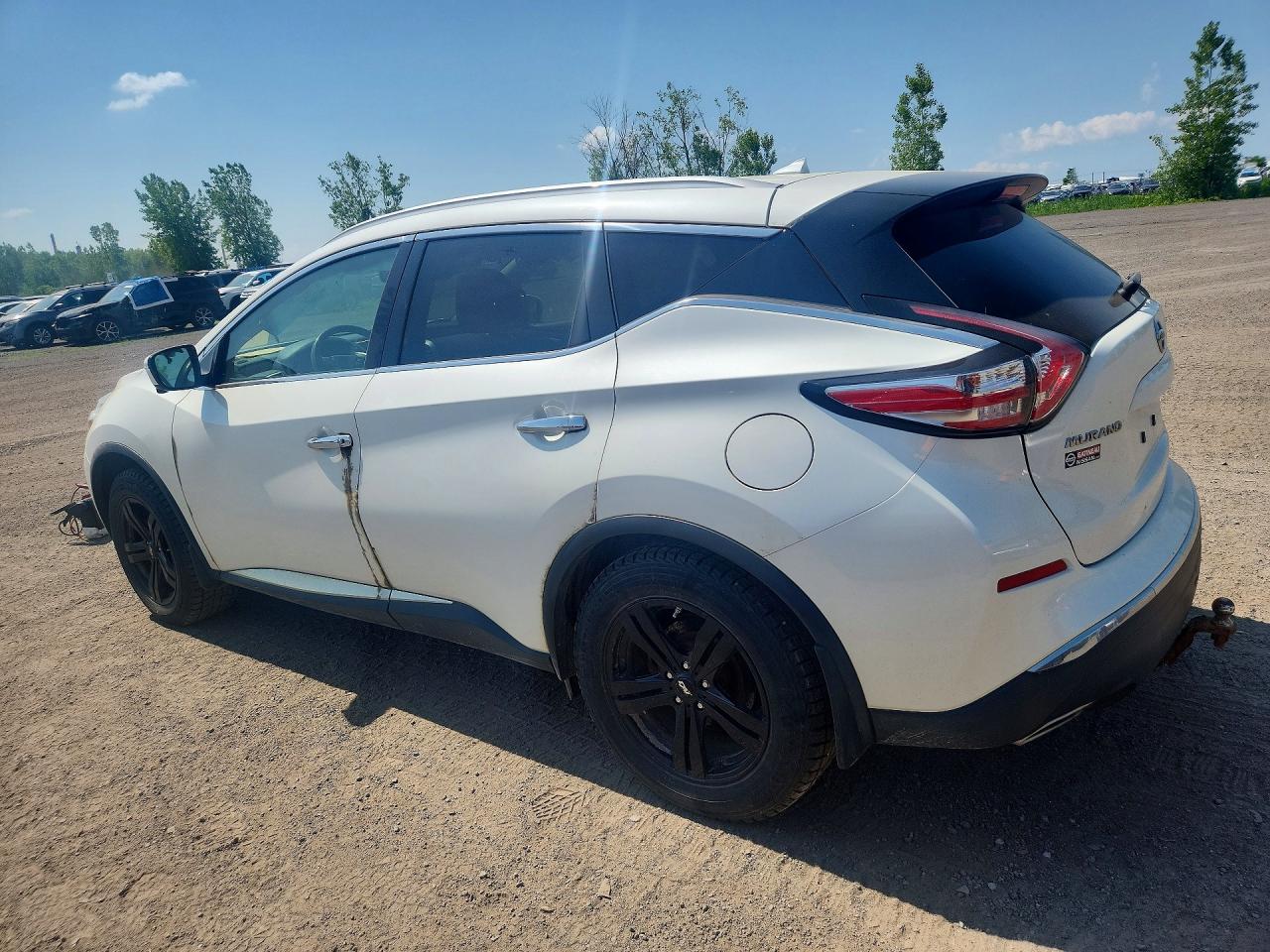 2015 Nissan Murano S Белый vin: 5N1AZ2MH7FN253085